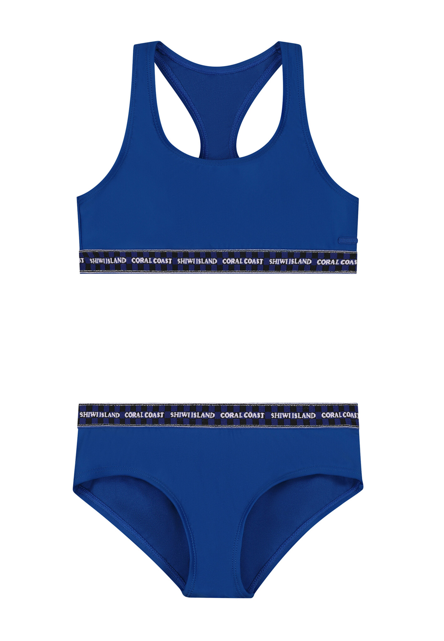 Shiwi Zomer bikini meisjes - oceaan blauw - Charlie - racerback set Shiwi Zomer bikini meisjes - oceaan blauw - Charlie - racerback set
