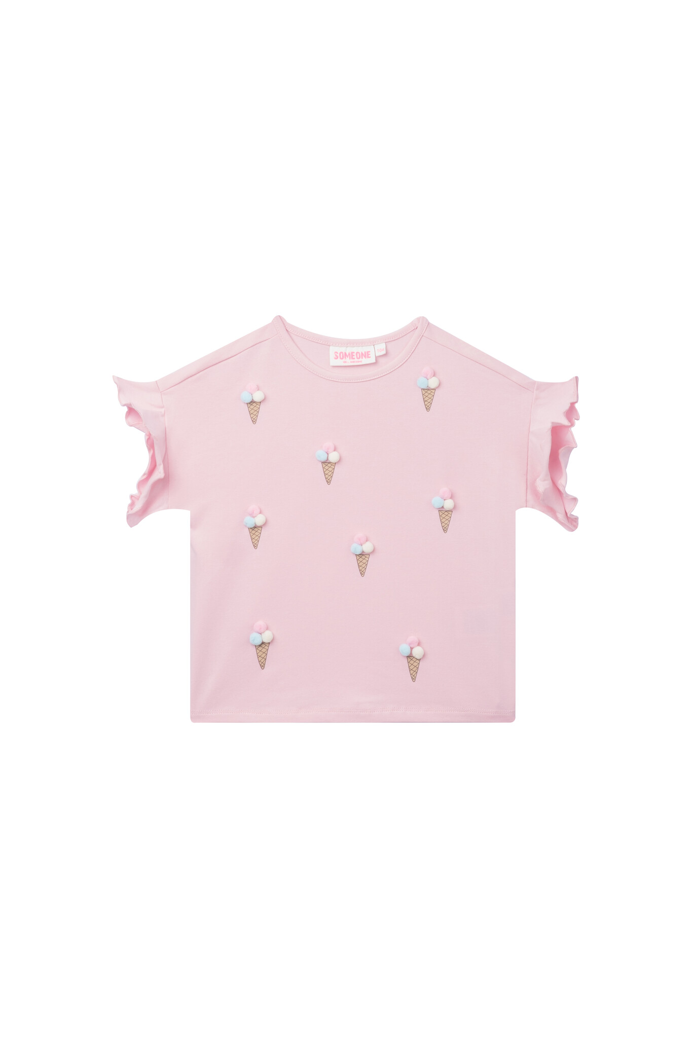 Someone Zomer t-shirt meisjes - roze - millie Someone Zomer t-shirt meisjes - roze - millie