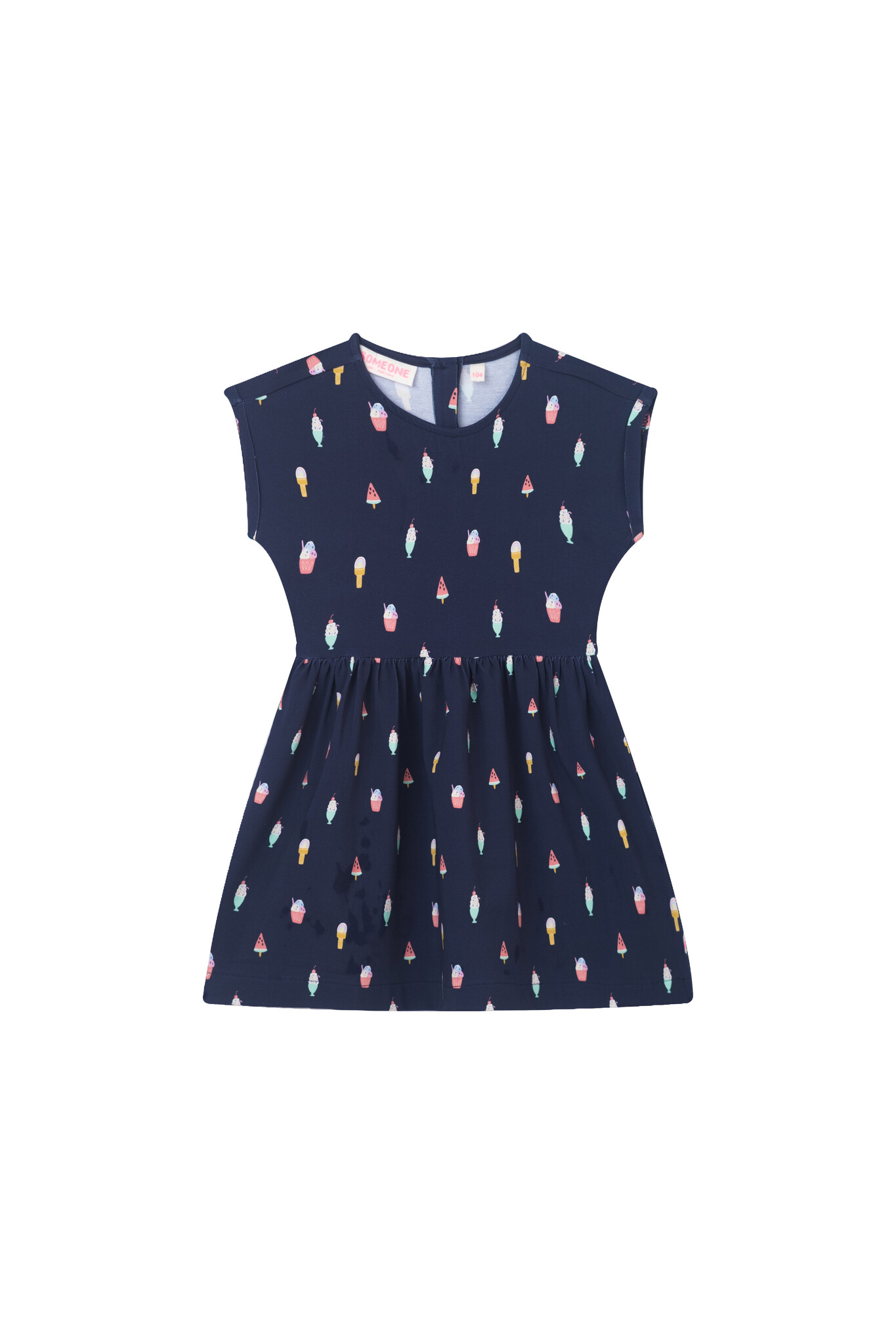 Someone Zomer jurk meisjes - blauw - millie Someone Zomer jurk meisjes - blauw - millie