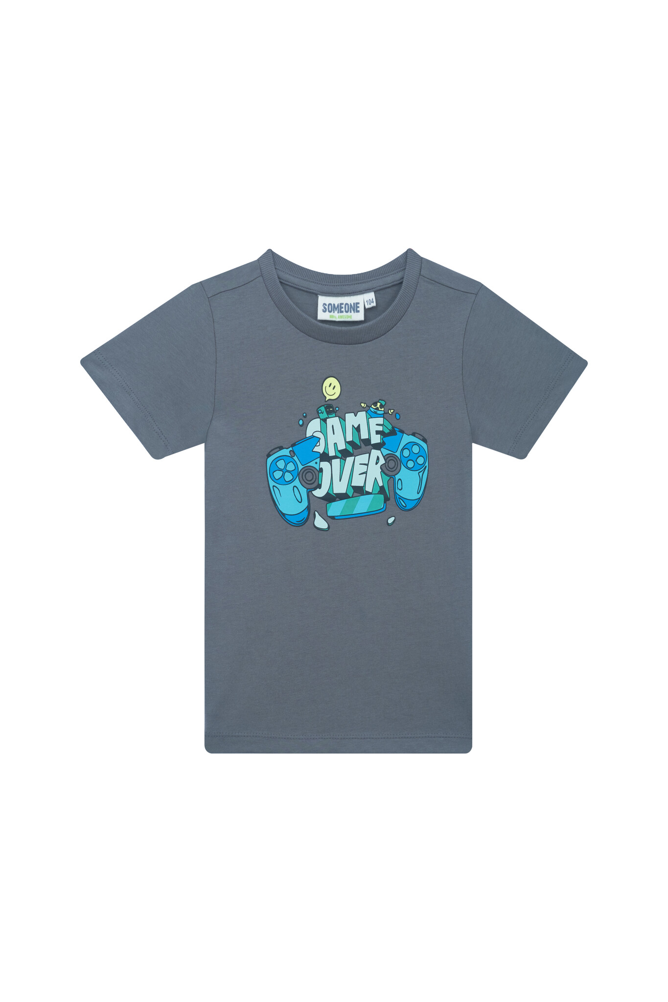 Someone Zomer t-shirt jongens - antraciet - grafit Someone Zomer t-shirt jongens - antraciet - grafit