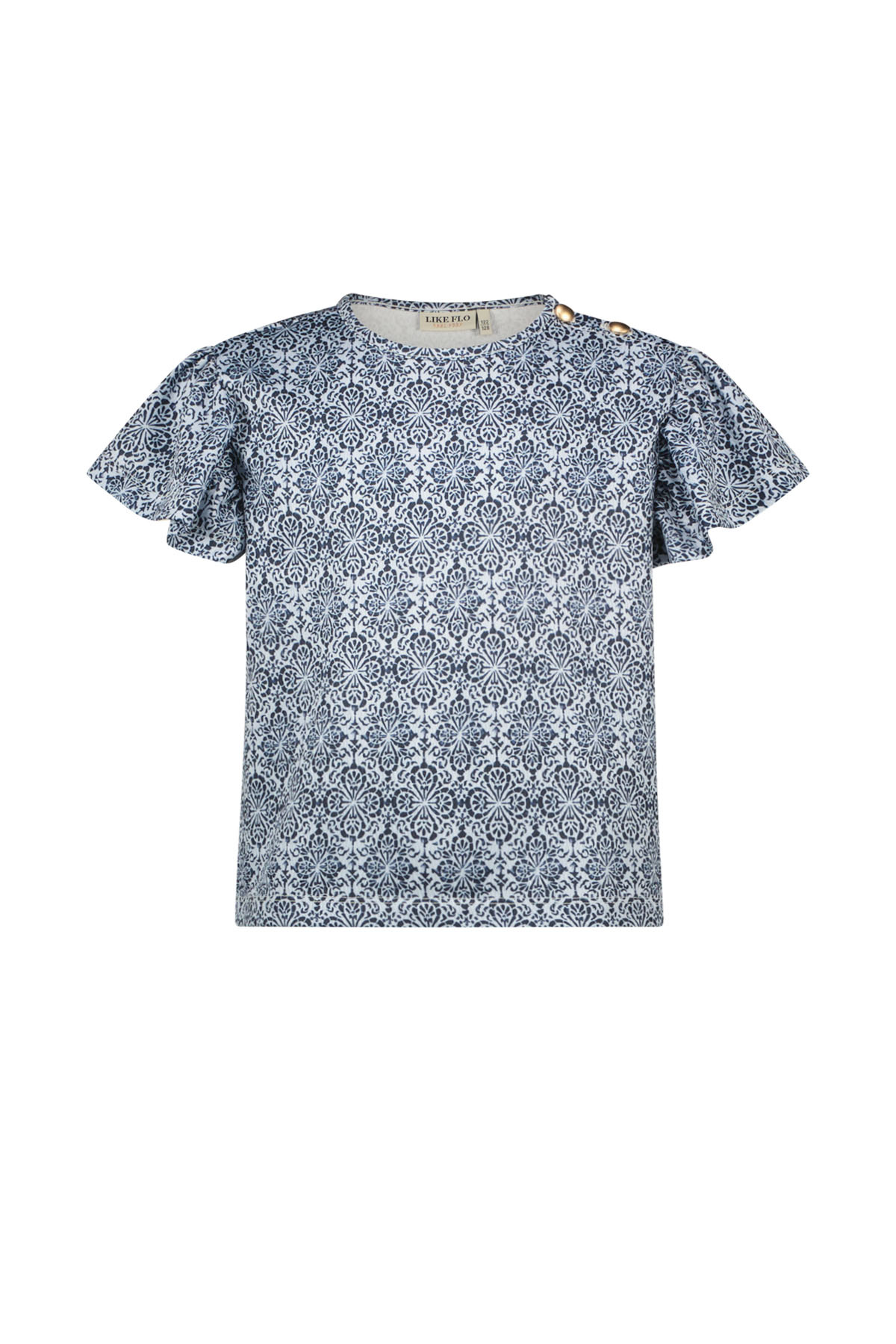 Like Flo zomer mesh top meisjes - Ikat - Emilia Like Flo zomer mesh top meisjes - Ikat - Emilia