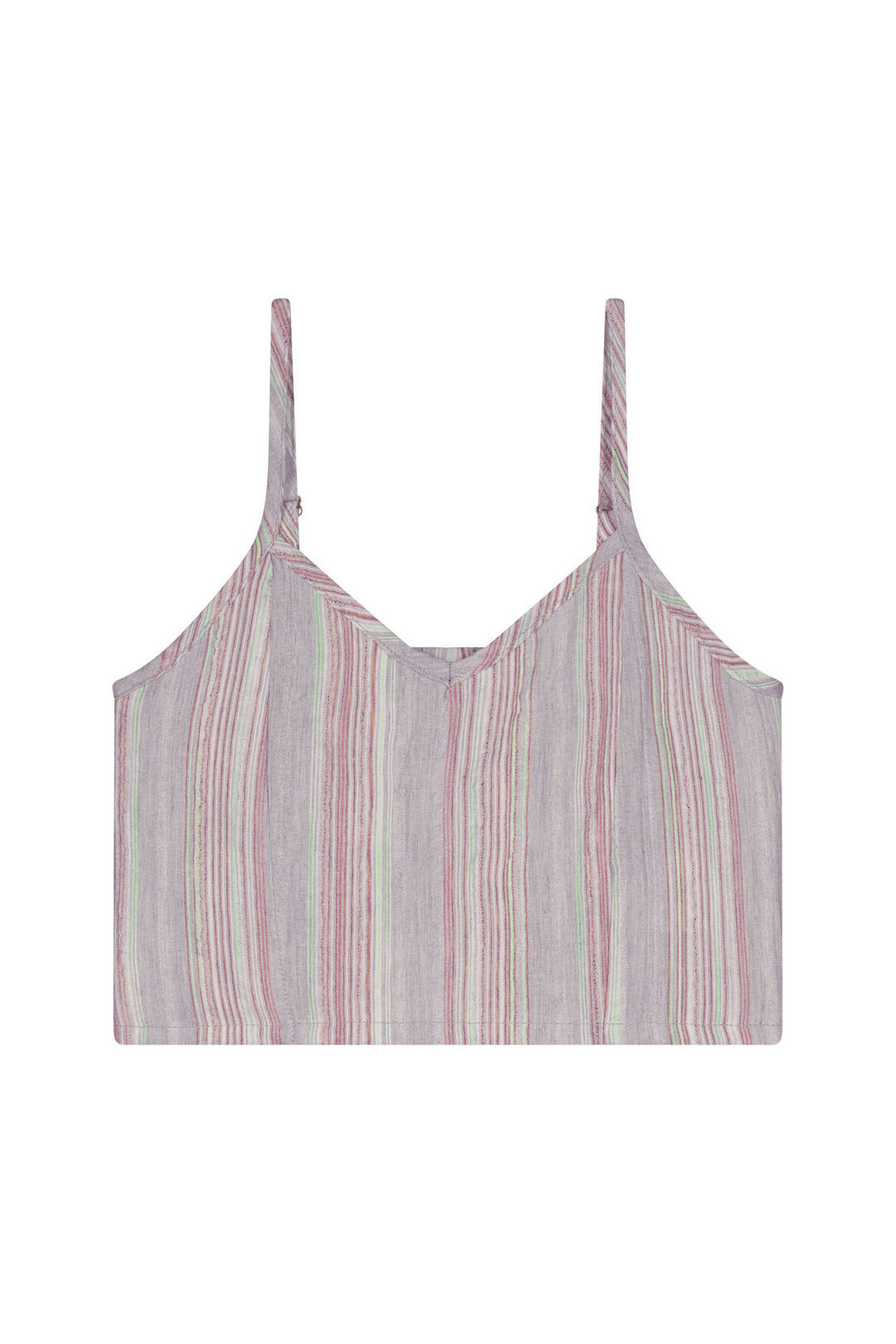 Like Flo zomer crop top meisjes teens - mint gestreept - Emille Like Flo zomer crop top meisjes teens - mint gestreept - Emille