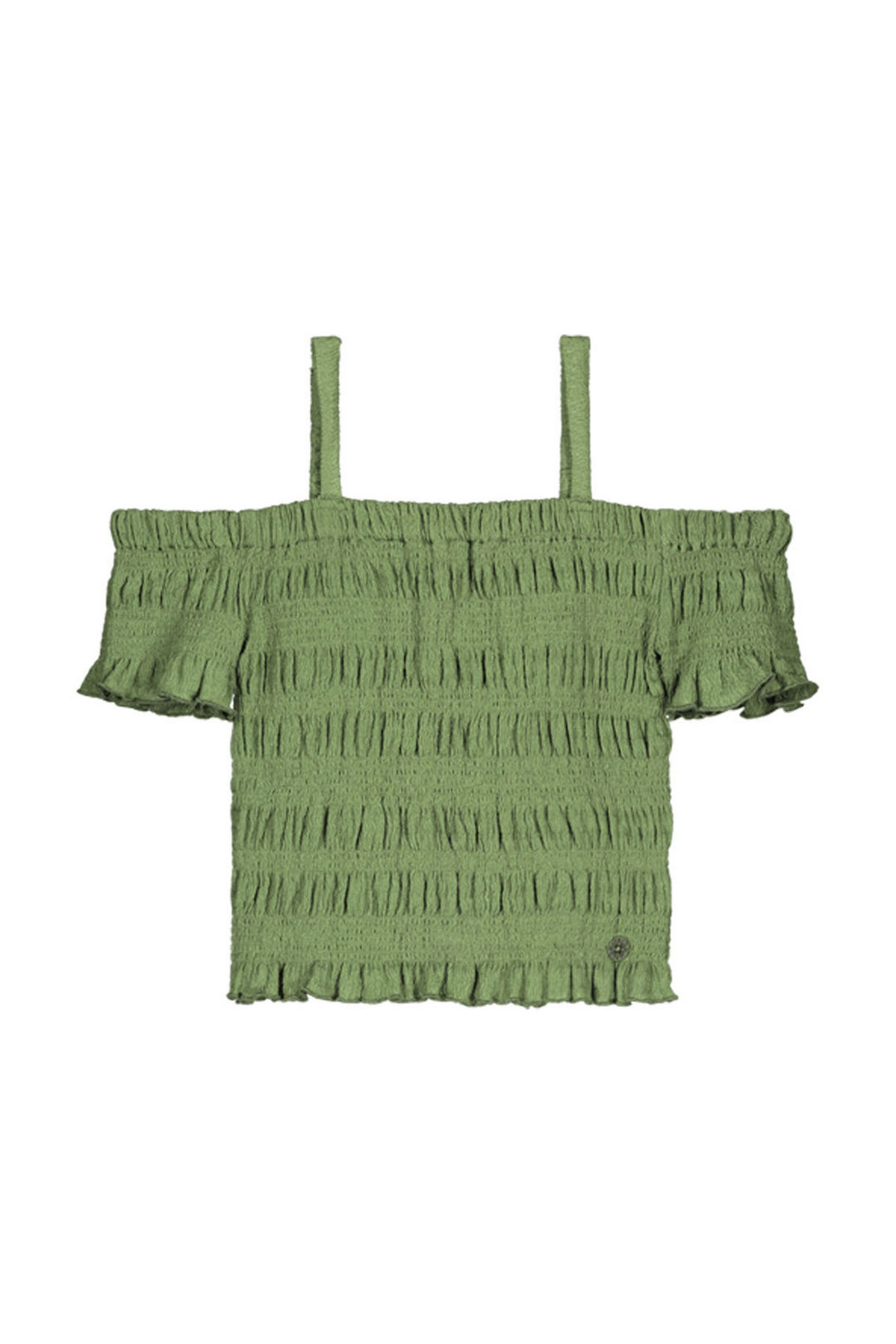 Like Flo zomer top meisjes teens - army groen - off shoulder - Ebi Like Flo zomer top meisjes teens - army groen - off shoulder - Ebi