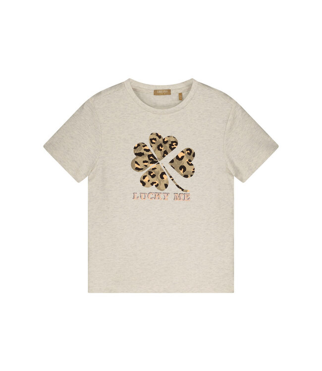 Like Flo zomer shirt meisjes teens - ecru melee - Ease