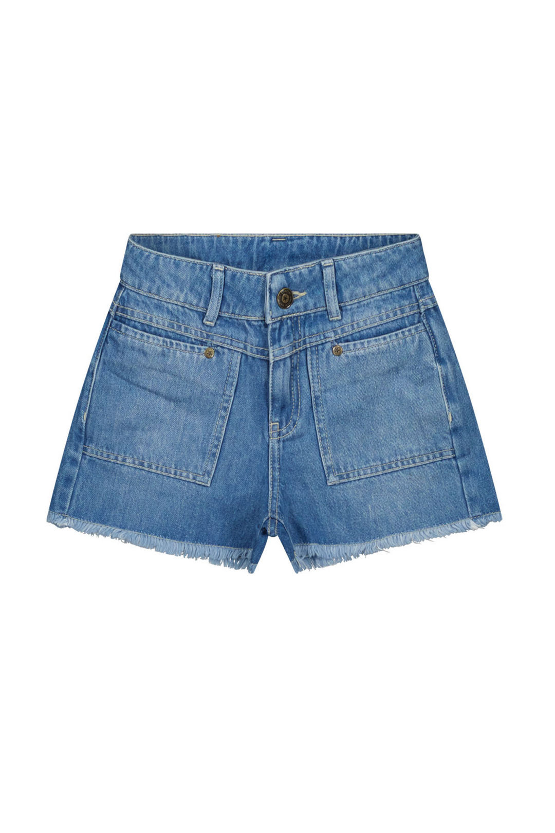 Like Flo zomer jeans short meisjes teens - denim blauw - Femm Like Flo zomer jeans short meisjes teens - denim blauw - Femm