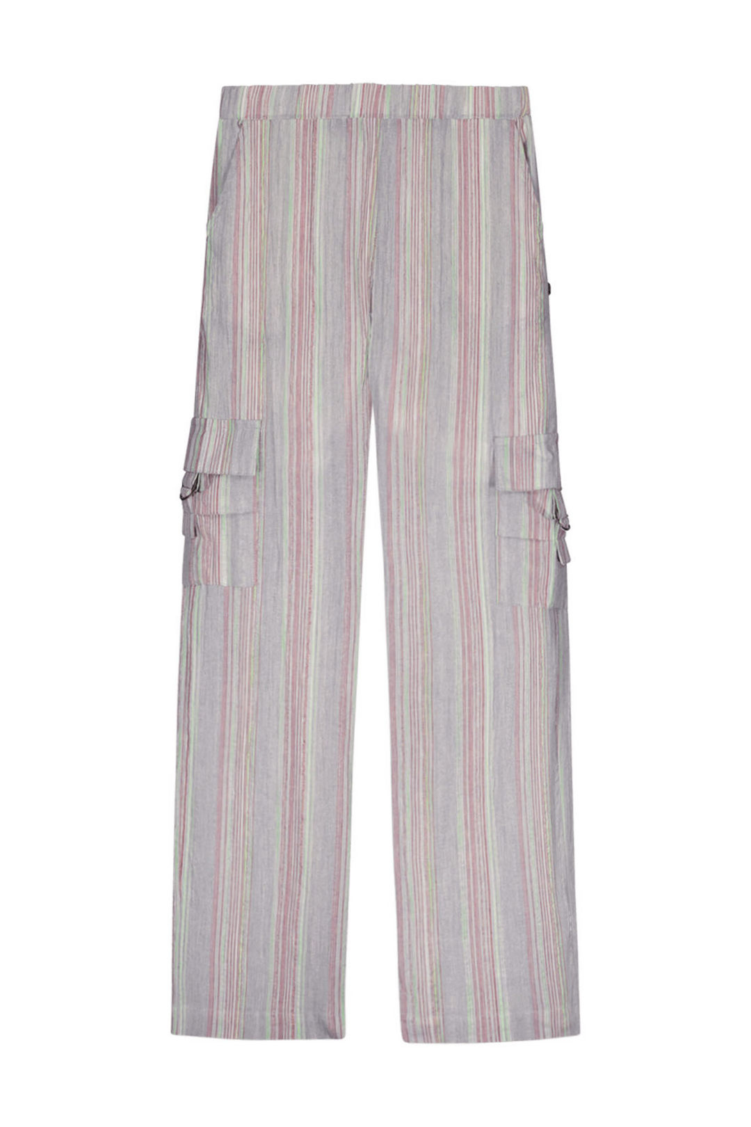 Like Flo zomer cargo broek meisjes teens - mint, gestreept - Fever Like Flo zomer cargo broek meisjes teens - mint, gestreept - Fever