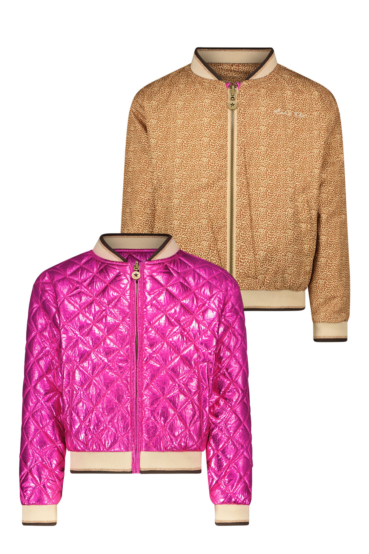 Like Flo zomer reversibel zomerjas meisjes - fuchsia - Amber Like Flo zomer reversibel zomerjas meisjes - fuchsia - Amber