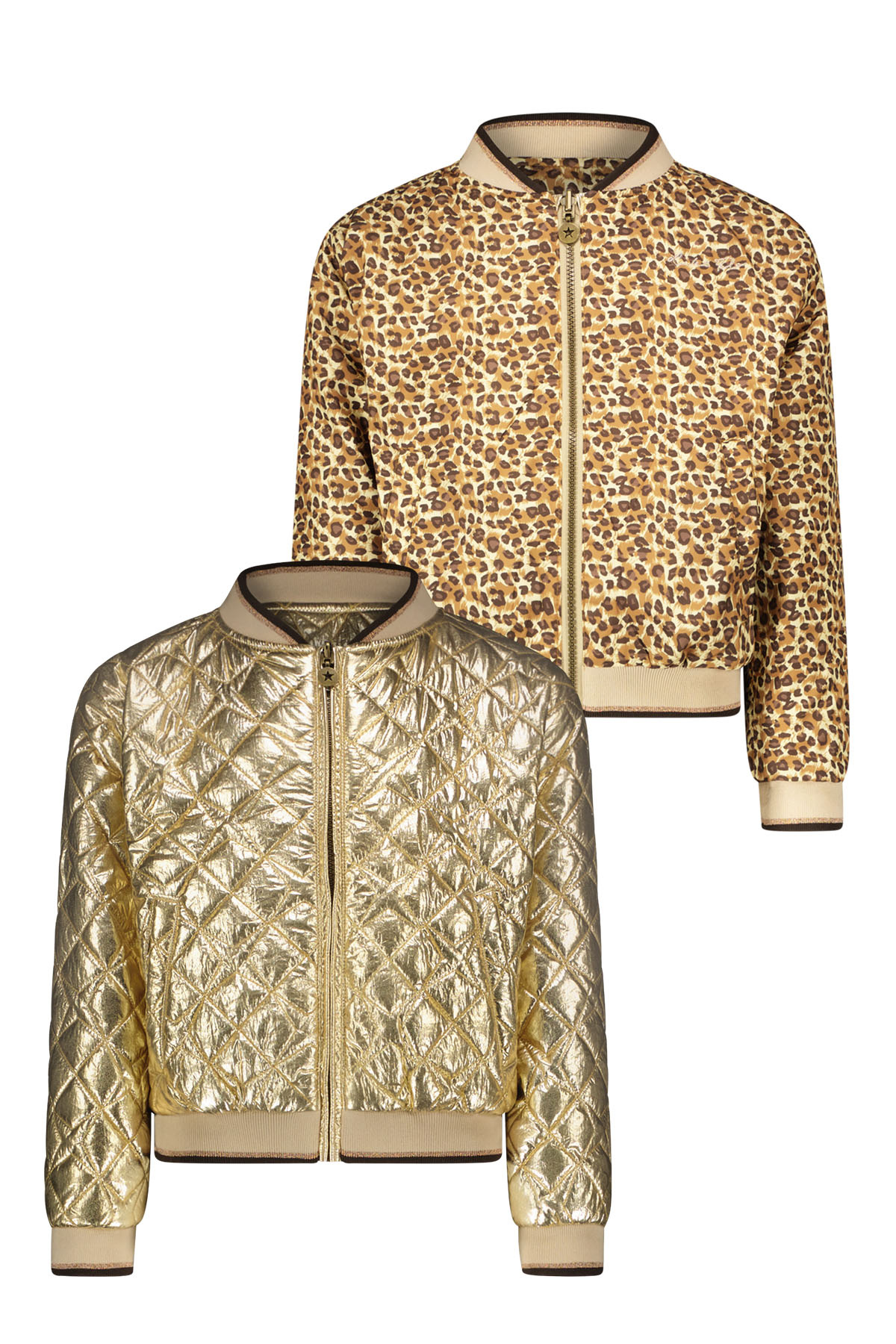 Like Flo zomer reversibel zomerjas meisjes - goud - Amber Like Flo zomer reversibel zomerjas meisjes - goud - Amber