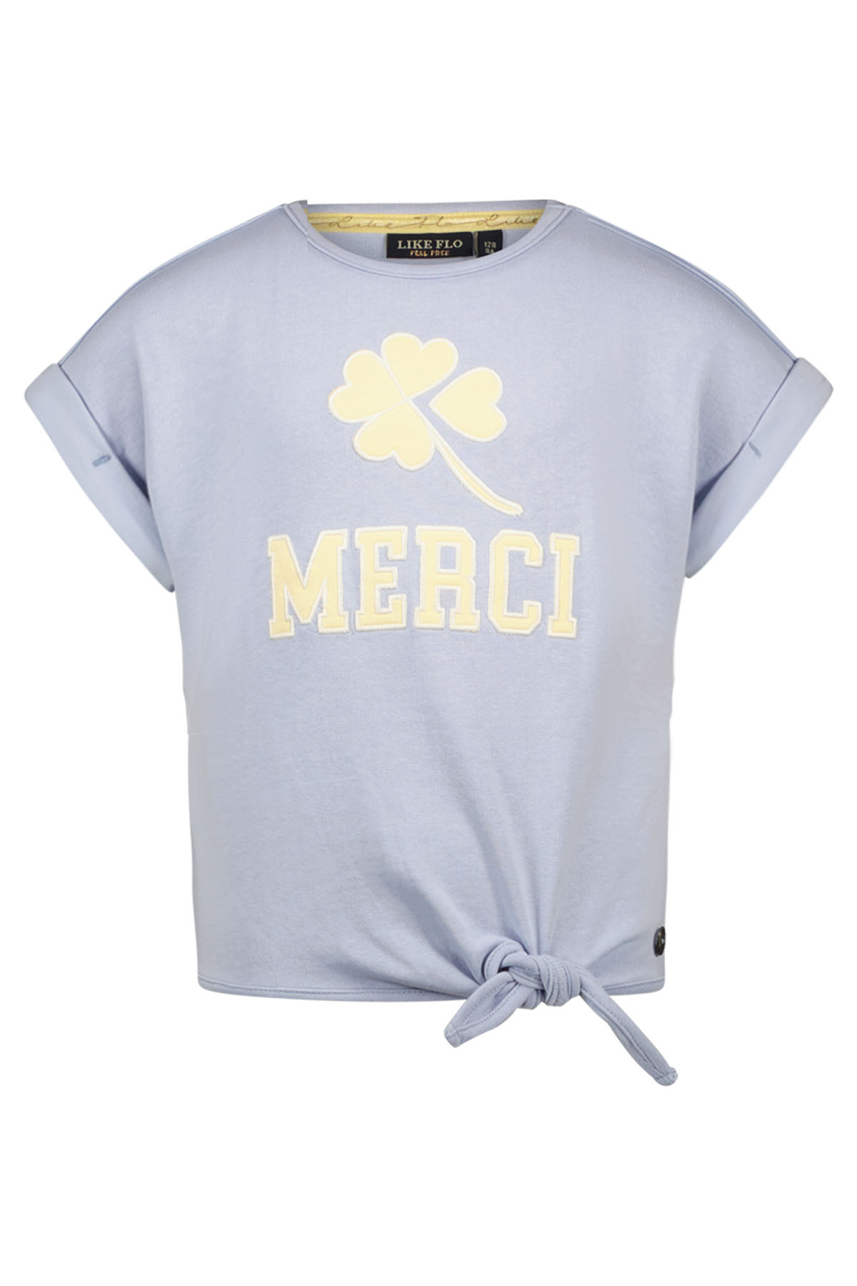 Like Flo zomer sweat top meisjes - ice blauw - Daphne Like Flo zomer sweat top meisjes - ice blauw - Daphne
