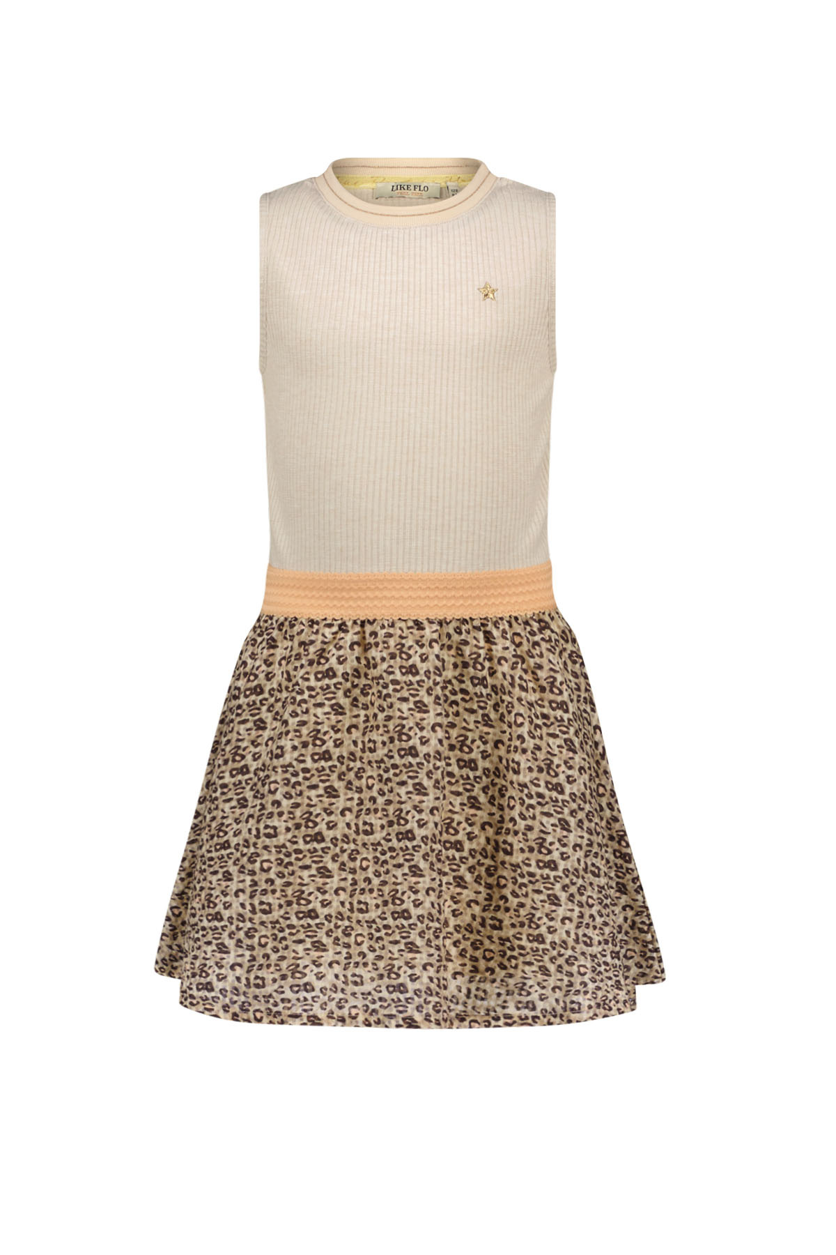 Like Flo zomer jurk meisjes - kit - AOP - Moon Like Flo zomer jurk meisjes - kit - AOP - Moon