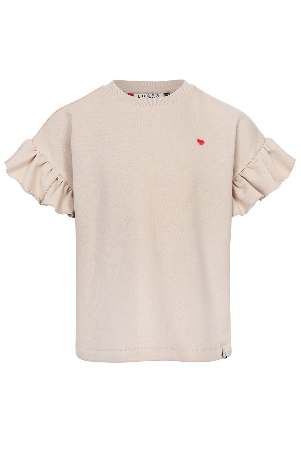 LOOXS Little Zomer sweater meisjes s/s - beige LOOXS Little Zomer sweater meisjes s/s - beige
