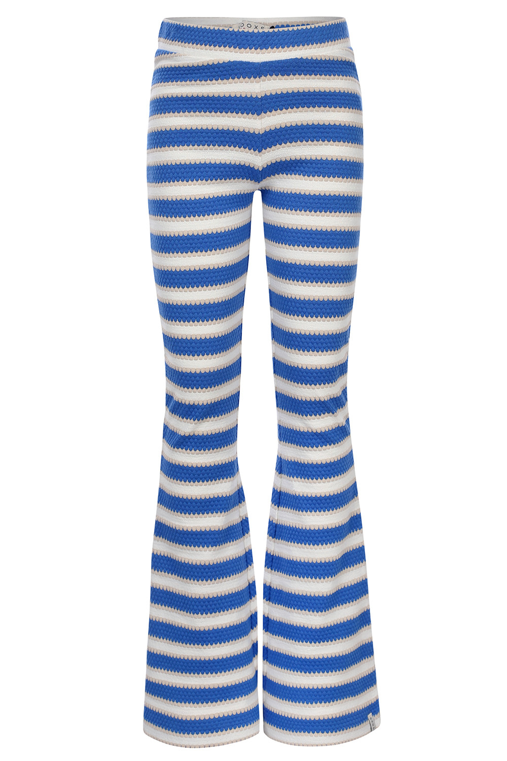 LOOXS Little Zomer flair broek meisjes gestreept - blauw LOOXS Little Zomer flair broek meisjes gestreept - blauw