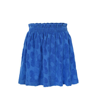 LOOXS Little Zomer rok meisjes jaquard bloemen terry - blauw