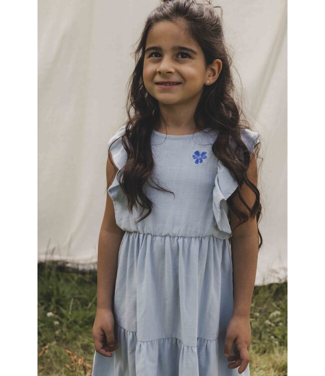 LOOXS Little Zomer smock top meisjes fancy - blauw
