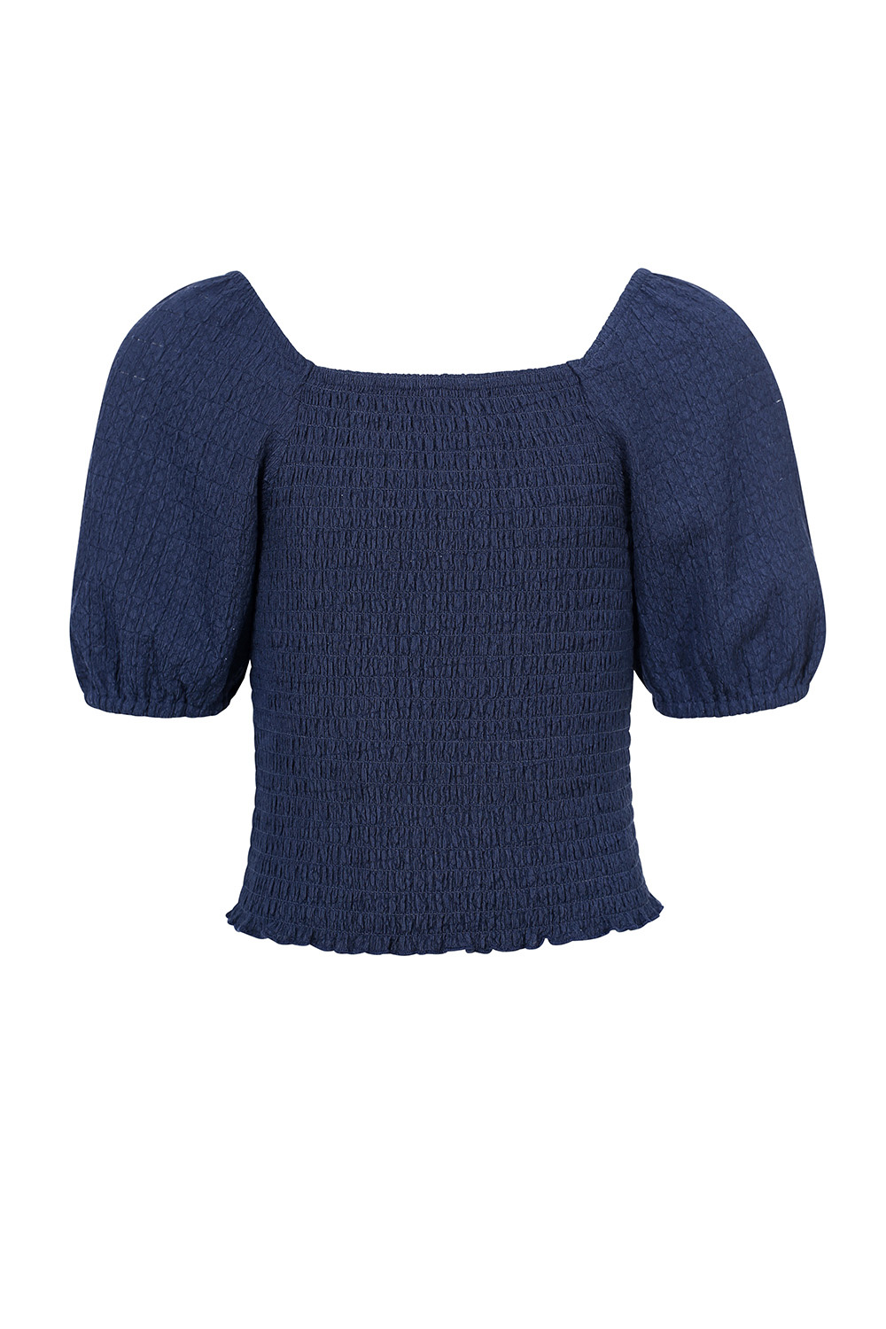 LOOXS 10sixteen Zomer top meisjes off shoulder - blauw LOOXS 10sixteen Zomer top meisjes off shoulder - blauw