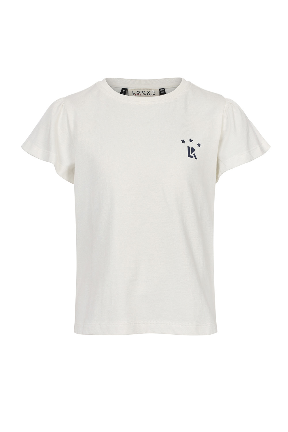 LOOXS 10sixteen Zomer t-shirt meisjes - off wit LOOXS 10sixteen Zomer t-shirt meisjes - off wit