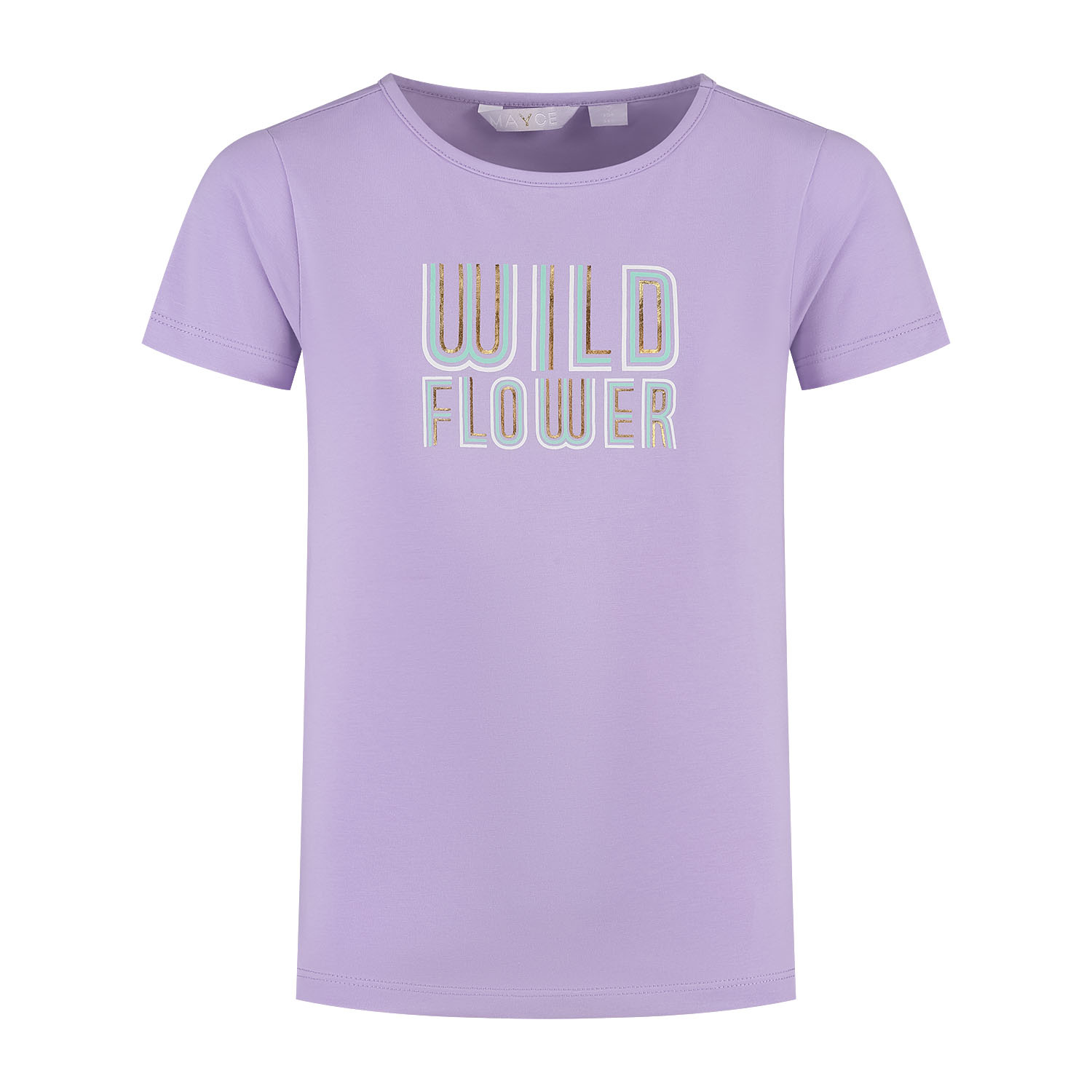 MAYCE zomer t-shirt meisjes - lila - artwork MAYCE zomer t-shirt meisjes - lila - artwork