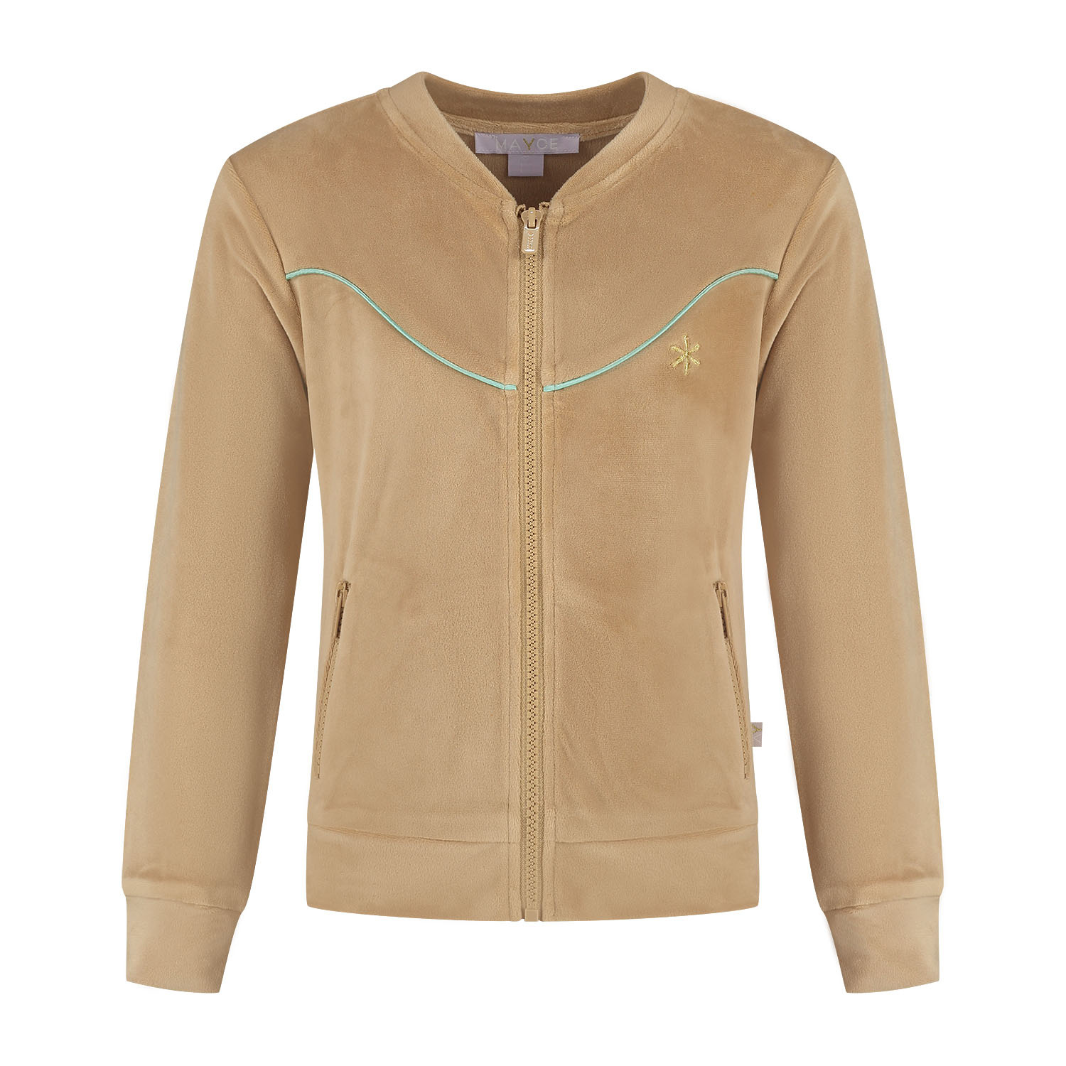 MAYCE zomer vest meisjes - taupe - velvet MAYCE zomer vest meisjes - taupe - velvet