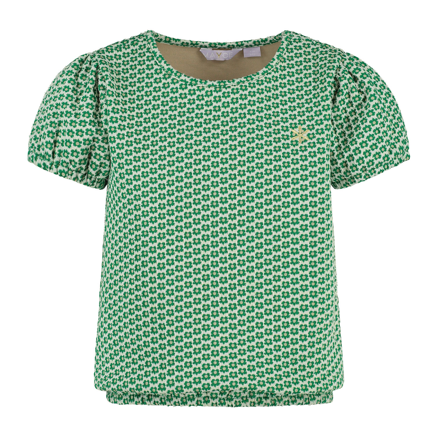 MAYCE zomer top meisjes - groen - print MAYCE zomer top meisjes - groen - print