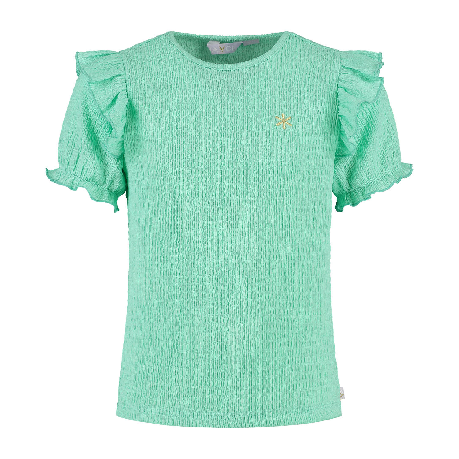 MAYCE zomer top meisjes - mint groen - wrinkel MAYCE zomer top meisjes - mint groen - wrinkel
