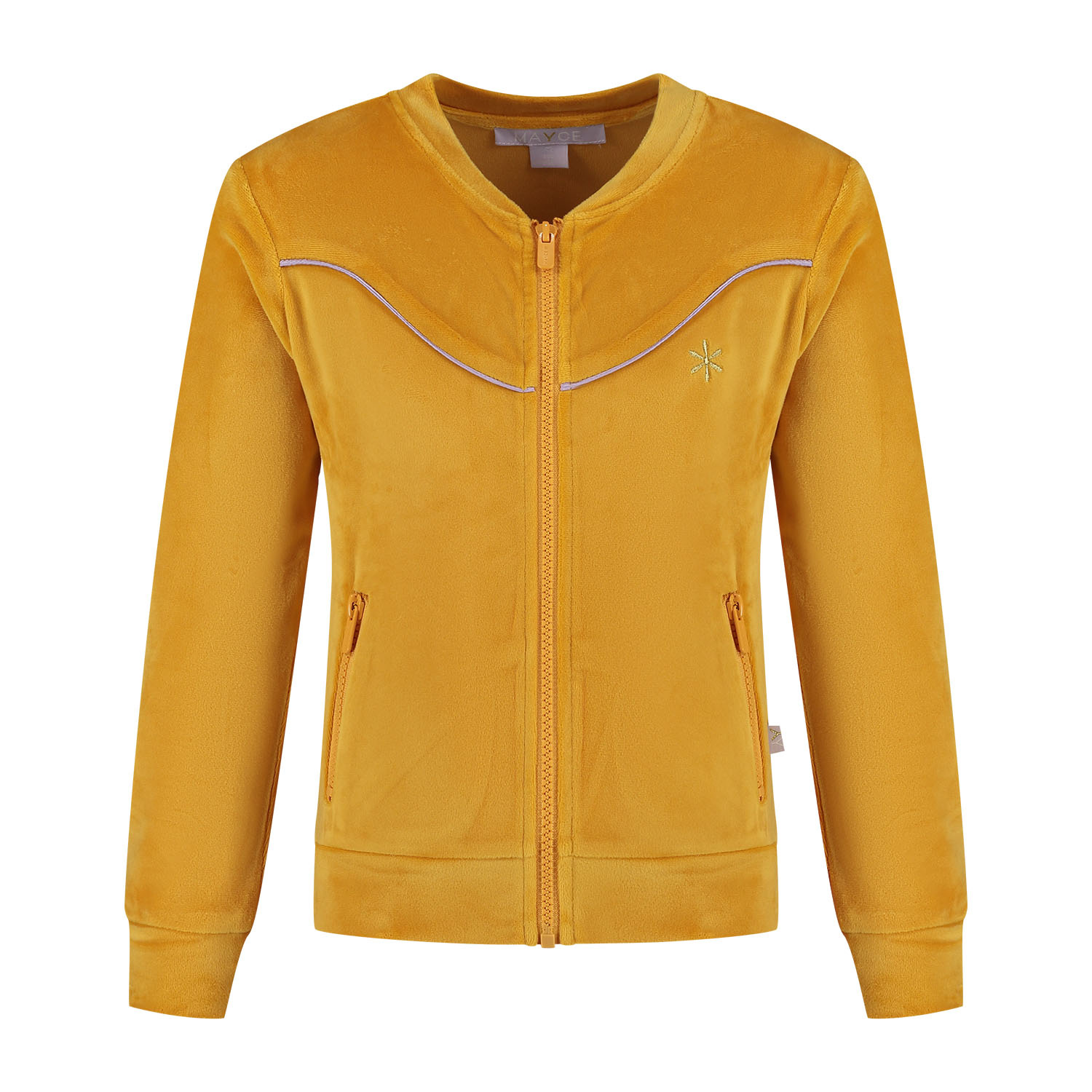 MAYCE zomer vest meisjes - oker geel - velvet MAYCE zomer vest meisjes - oker geel - velvet