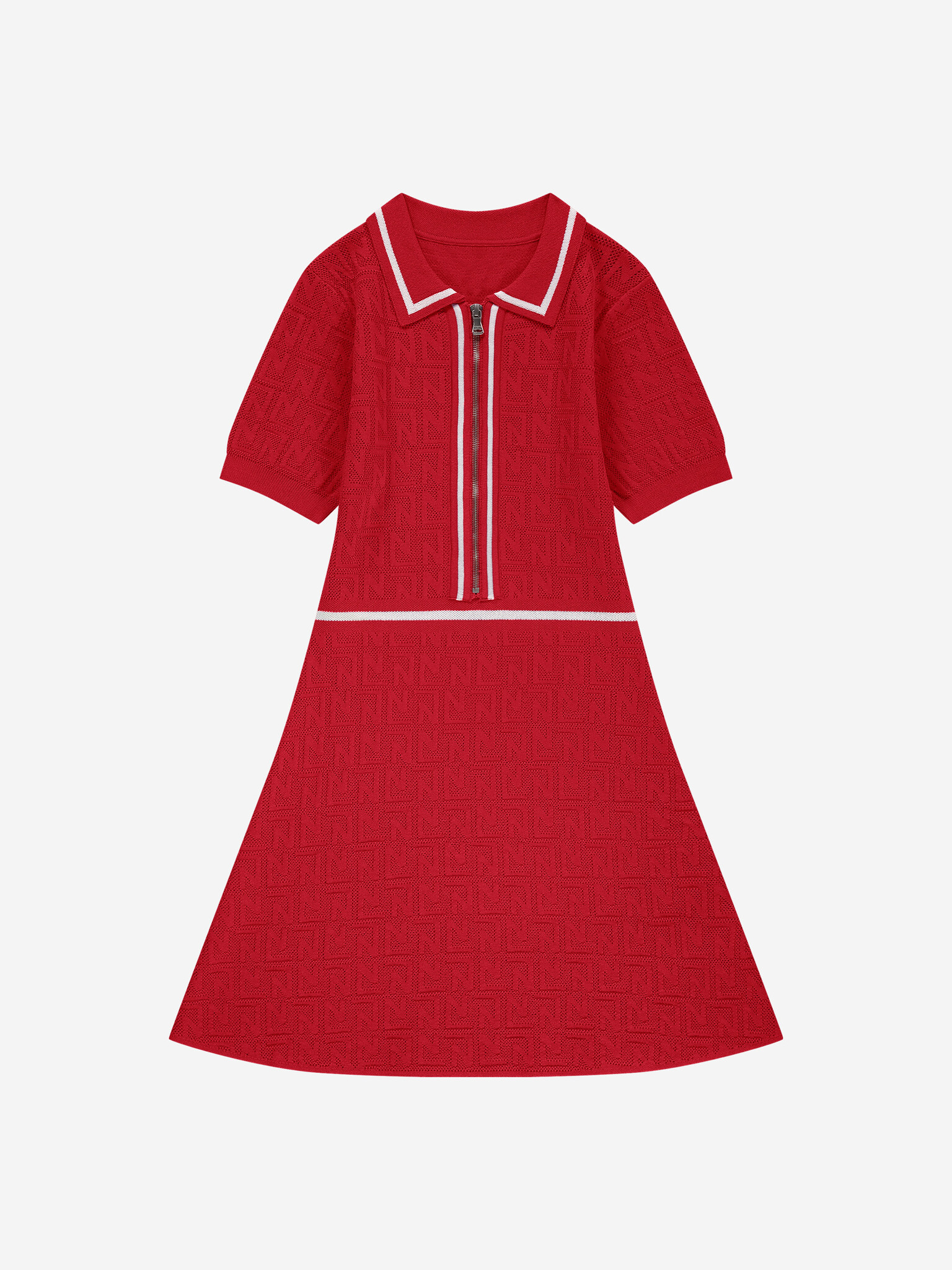 Nik&Nik zomer jurk meisjes - rood - Lieve Nik&Nik zomer jurk meisjes - rood - Lieve
