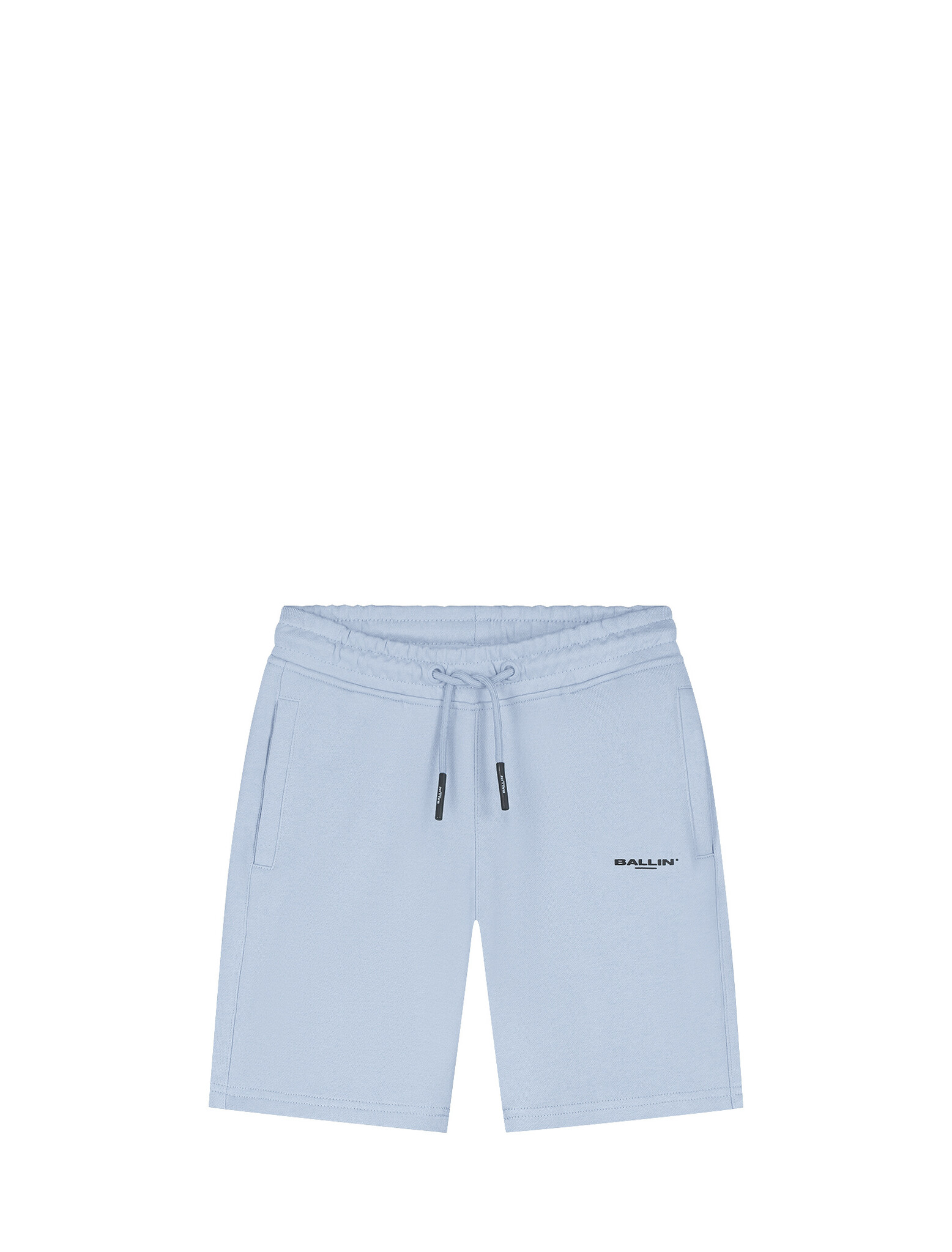 Ballin Zomer sweat short jongens - blauw grijs - Icon Ballin Zomer sweat short jongens - blauw grijs - Icon