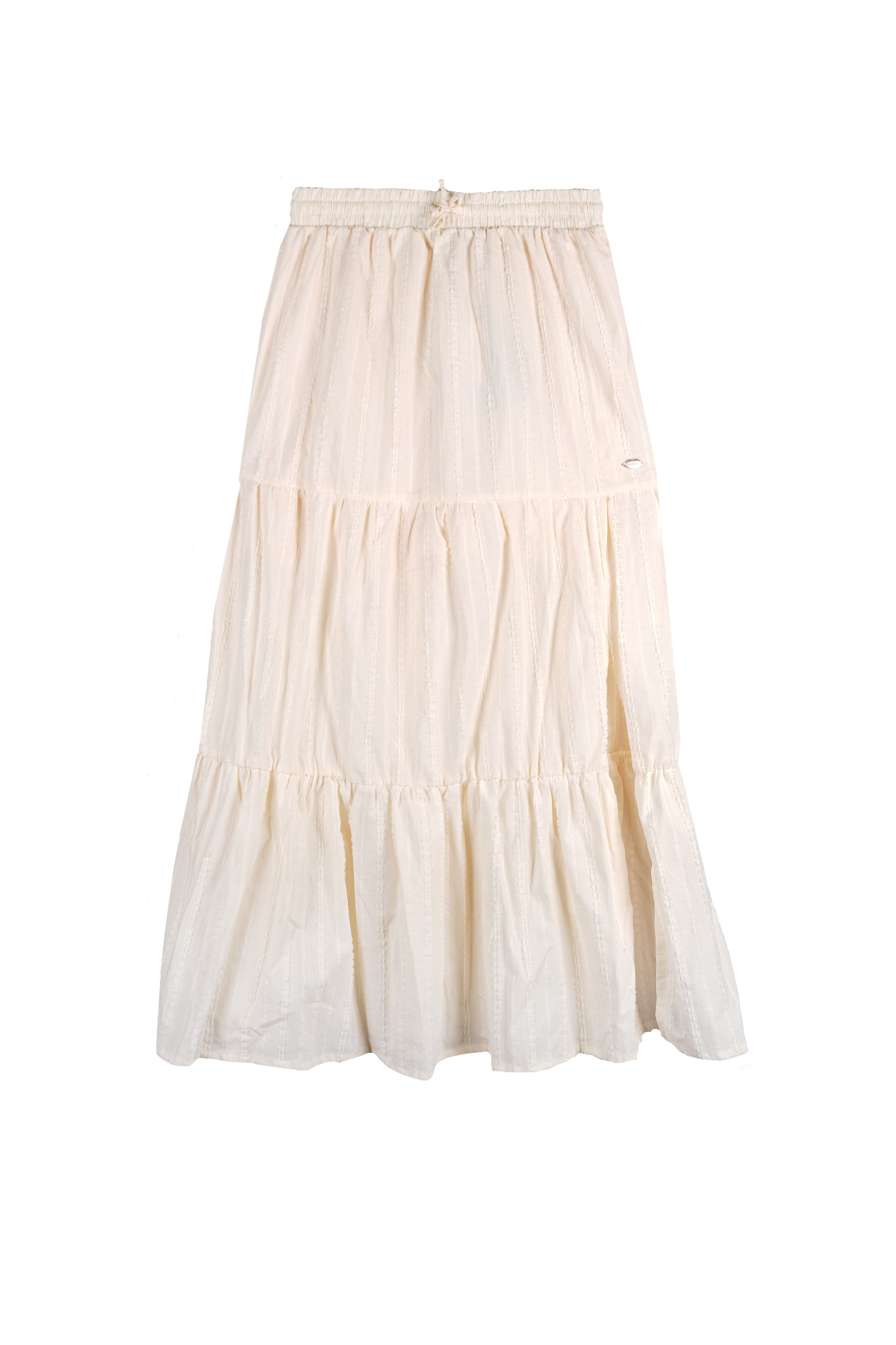 NoBell zomer maxi rok meisjes - ivoor wit - split - Nael NoBell zomer maxi rok meisjes - ivoor wit - split - Nael
