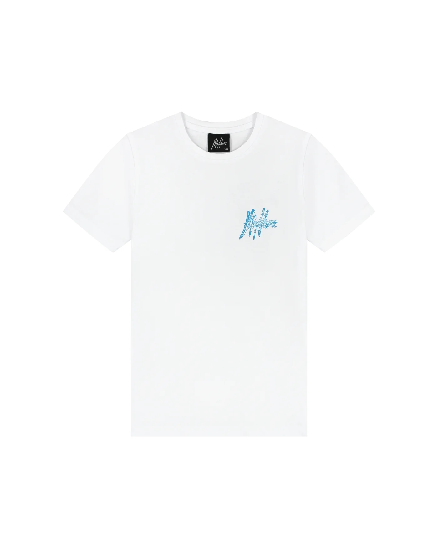 Malelions Zomer t-shirt jongens - wit - 3D Wave Malelions Zomer t-shirt jongens - wit - 3D Wave