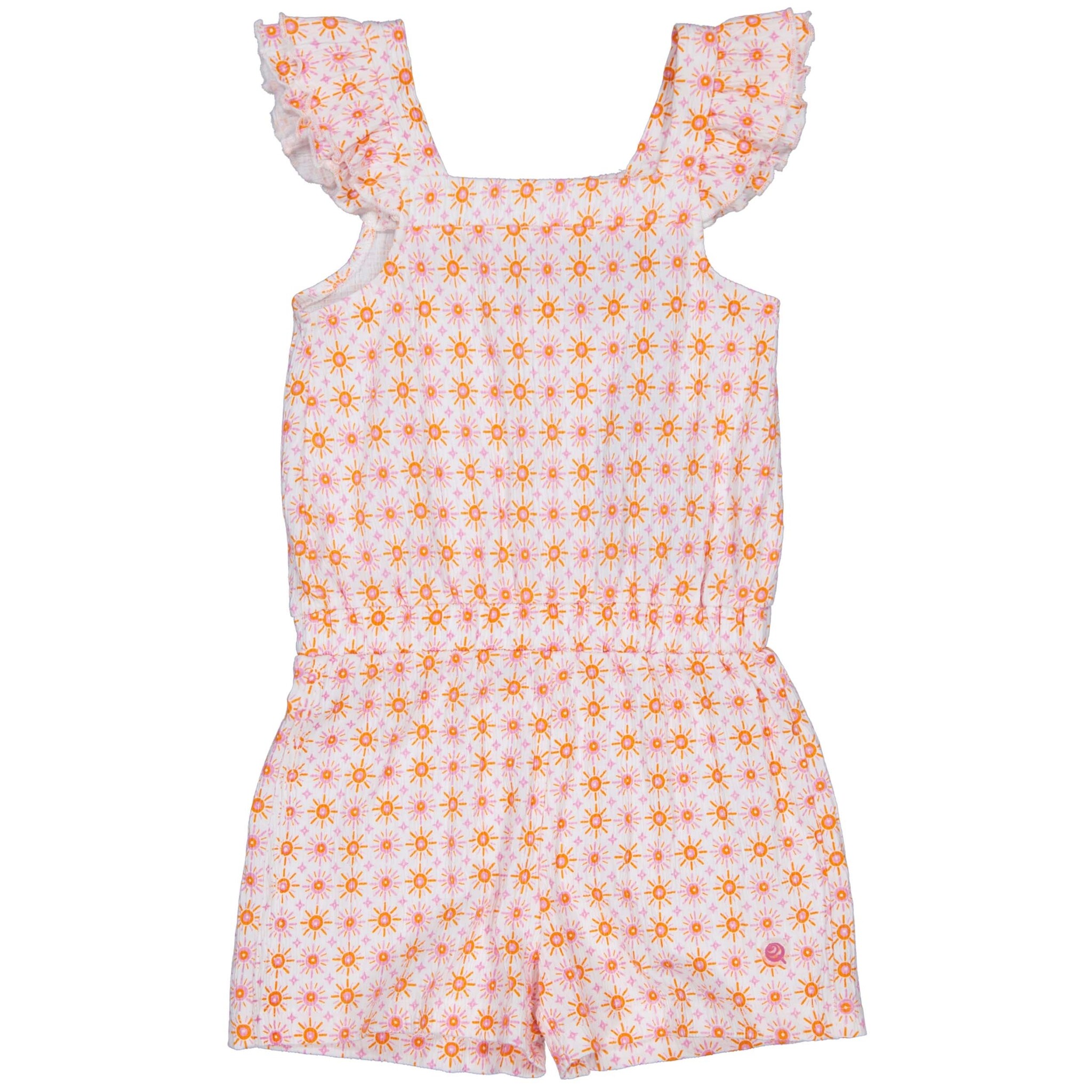 Quapi Zomer broek meisjes - oranje - AOP grafisch - Zana Quapi Zomer broek meisjes - oranje - AOP grafisch - Zana