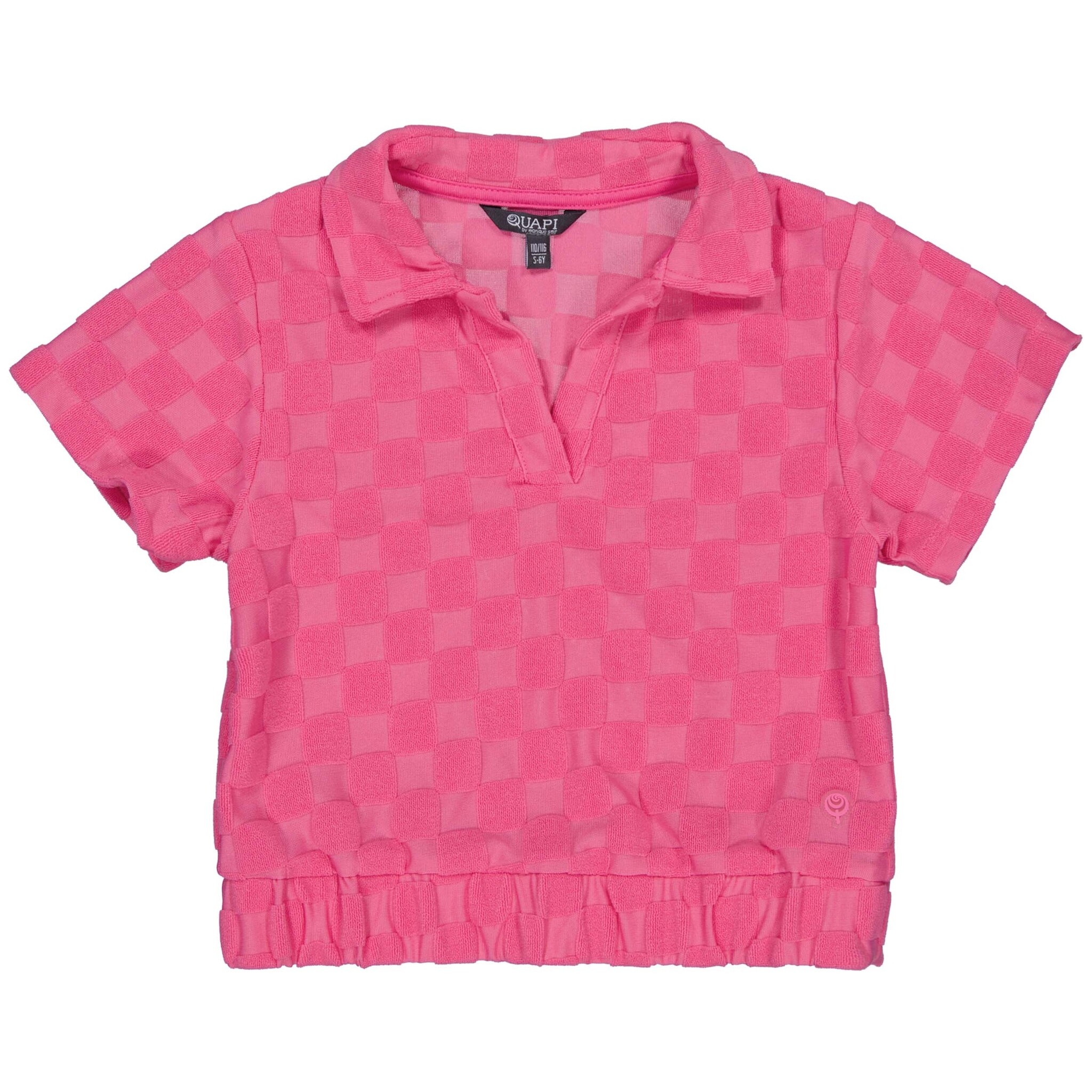 Quapi Zomer shirt meisjes - roze - Zeline Quapi Zomer shirt meisjes - roze - Zeline