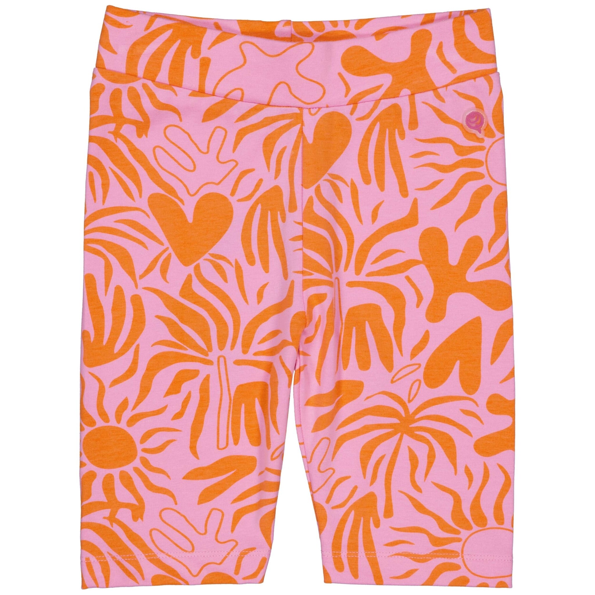 Quapi Zomer broek meisjes - roze - AOP bloemen - Zorra Quapi Zomer broek meisjes - roze - AOP bloemen - Zorra