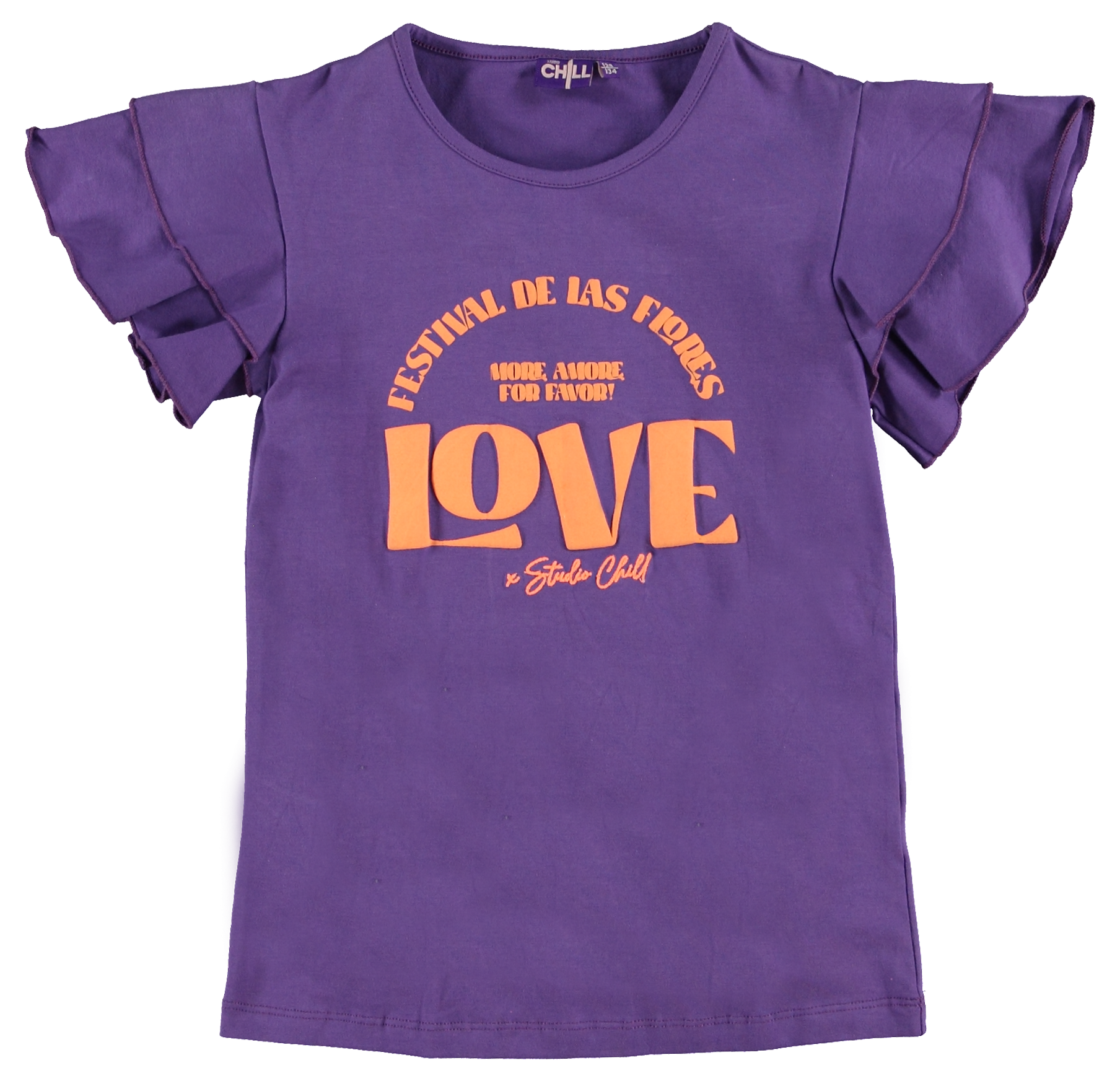 O'Chill Zomer meisjes shirt paars - Yalou O'Chill Zomer meisjes shirt paars - Yalou