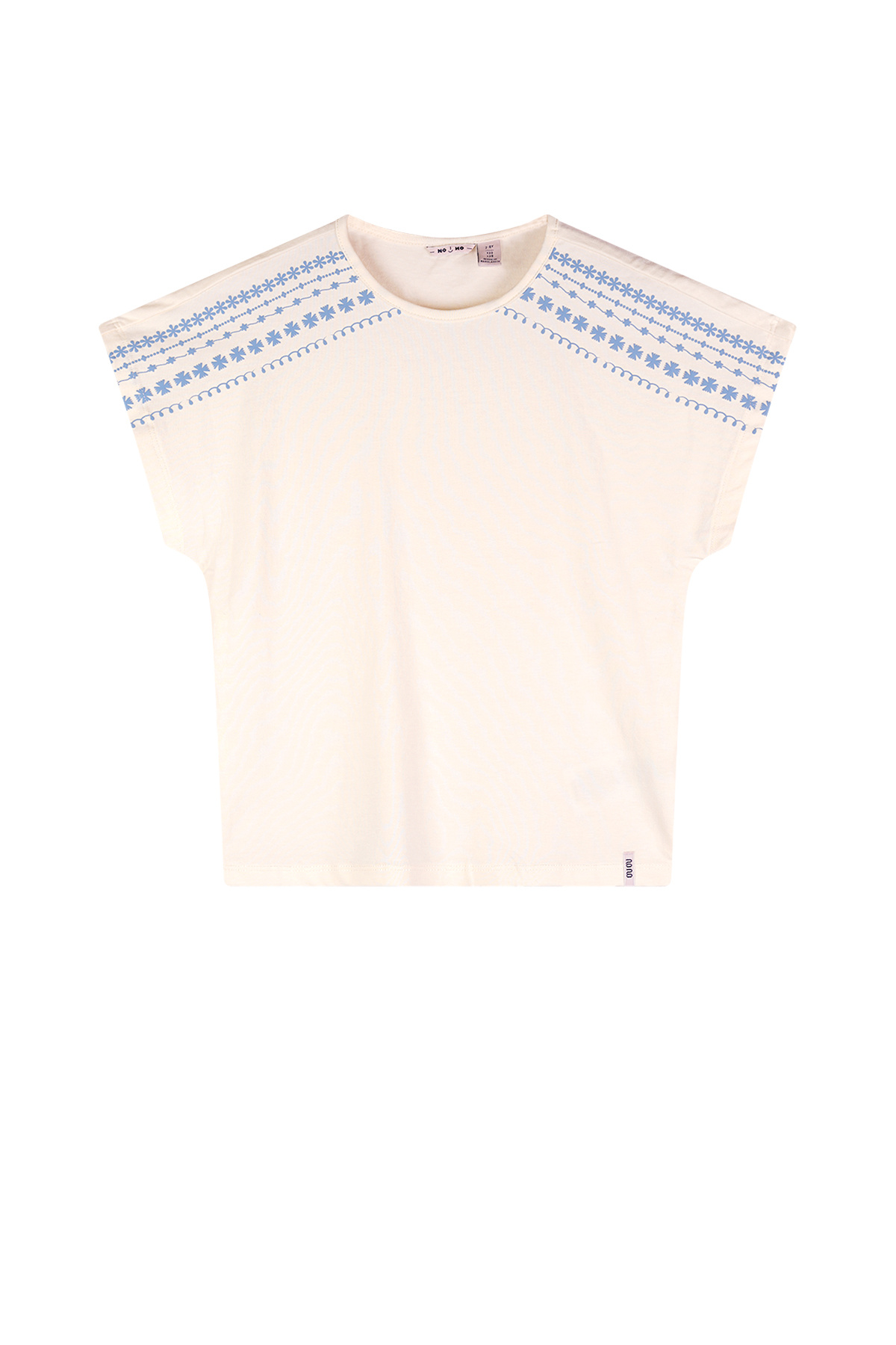 NoNo zomer top meisjes - ivoor wit - print - Katy NoNo zomer top meisjes - ivoor wit - print - Katy