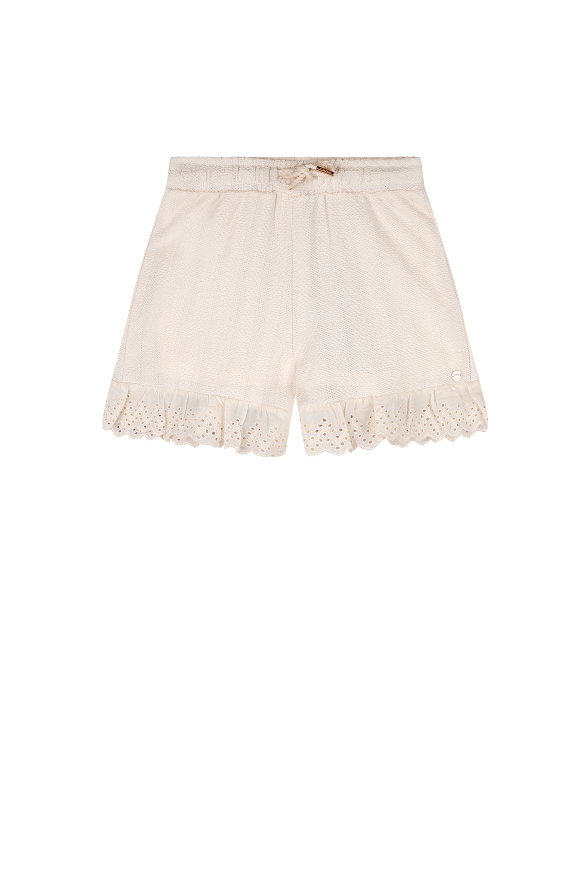 NoNo zomer short meisjes - ivoor wit - jersey - Sara NoNo zomer short meisjes - ivoor wit - jersey - Sara