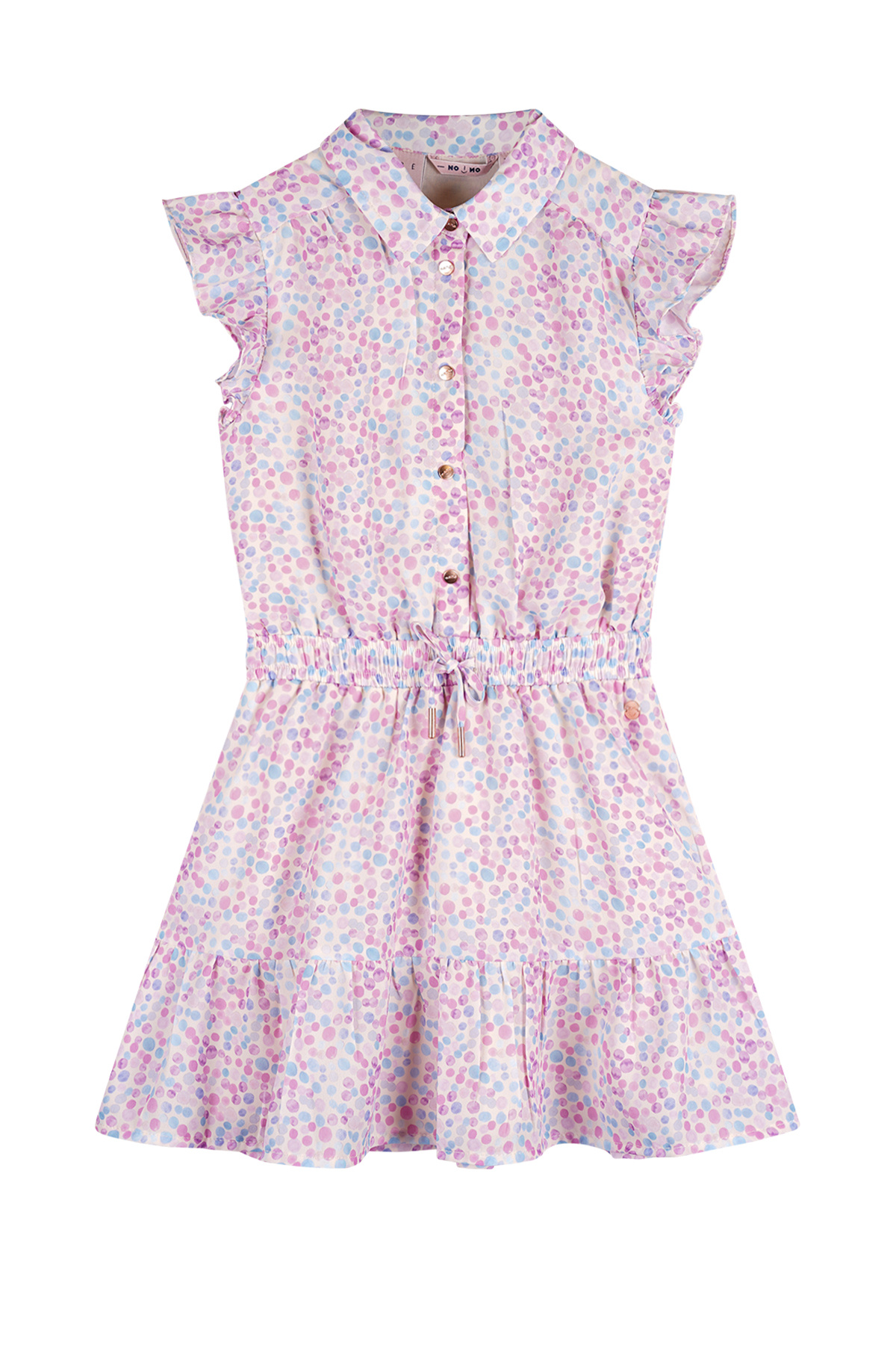 NoNo zomer jurk meisjes - blauw - Minou NoNo zomer jurk meisjes - blauw - Minou