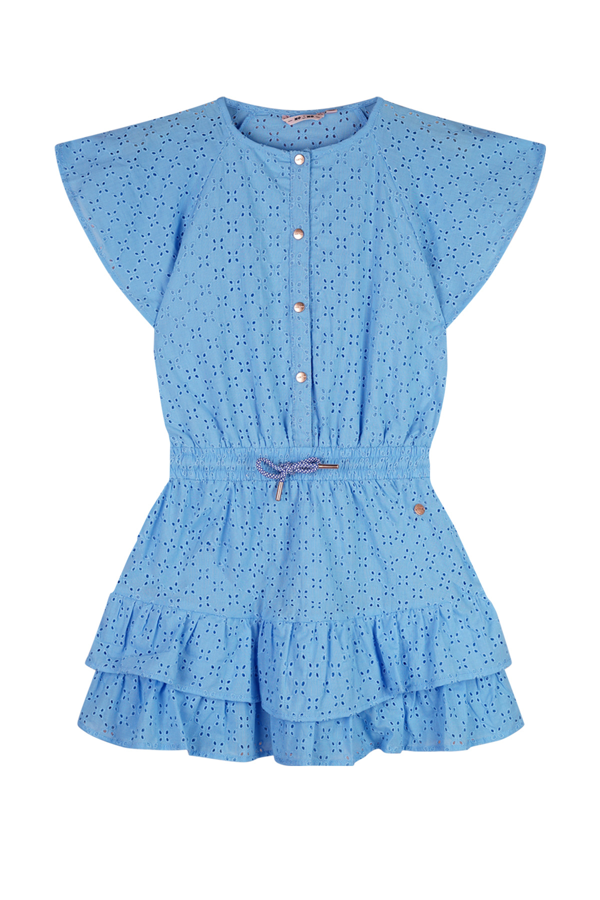 NoNo zomer jurk meisjes - blauw - Siggy NoNo zomer jurk meisjes - blauw - Siggy