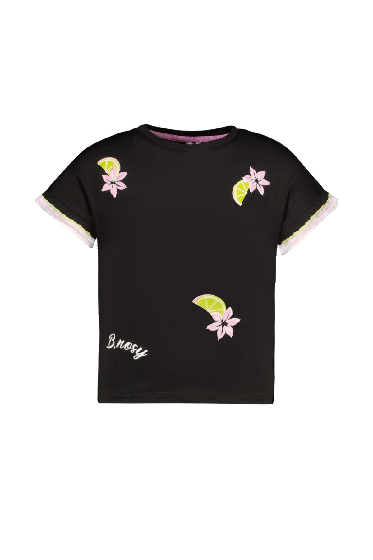 B.Nosy zomer top meisjes - zwart - Tanja B.Nosy zomer top meisjes - zwart - Tanja