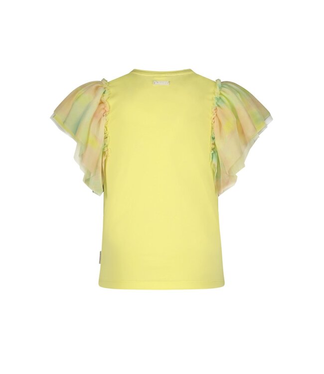 B.Nosy zomer top meisjes - geel - mesh mouwen - Tora