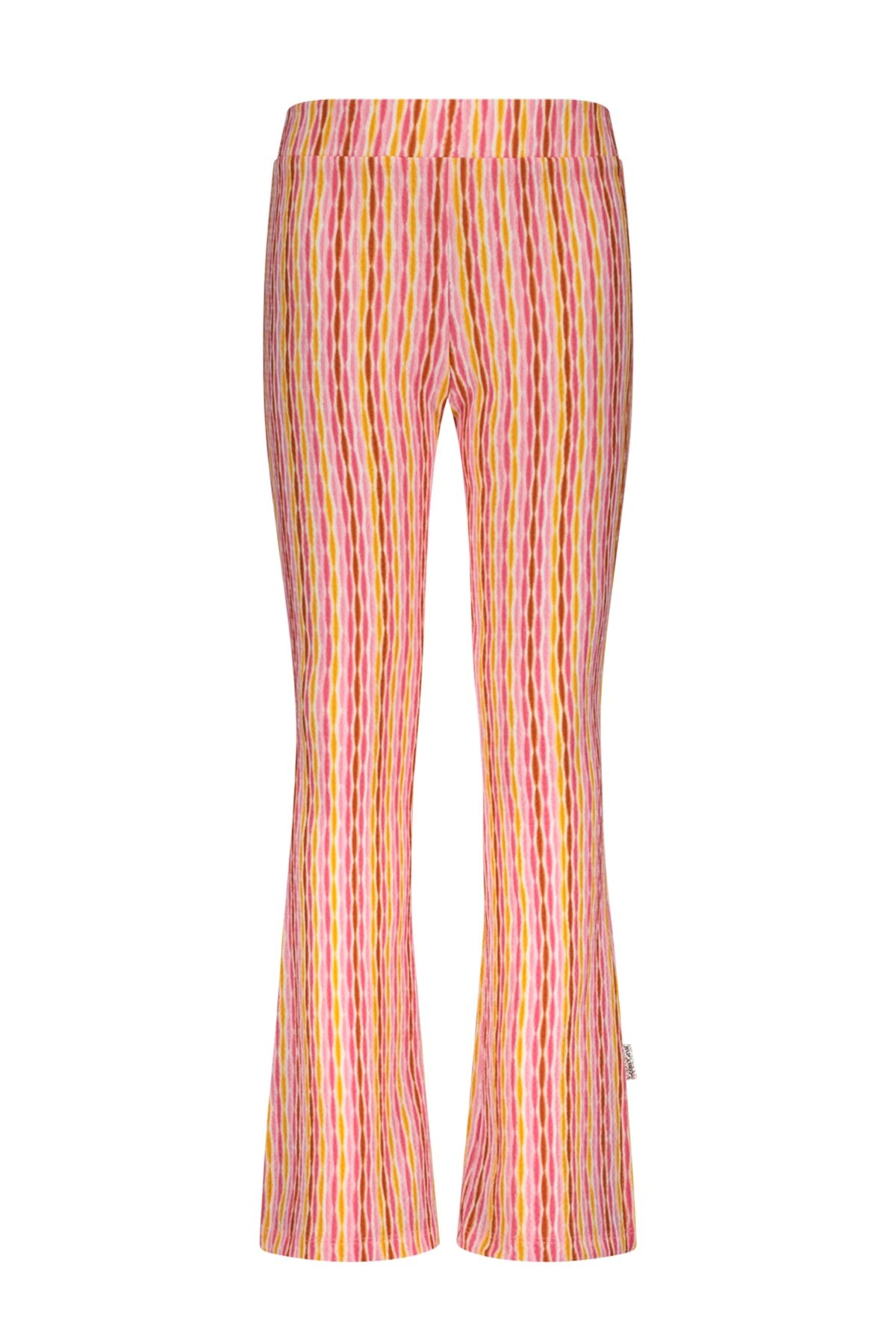 B.Nosy zomer flair broek meisjes - roze AOP - Pepper B.Nosy zomer flair broek meisjes - roze AOP - Pepper
