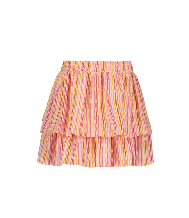 B.Nosy zomer rok meisjes - roze AOP - 2-laags - Ruth