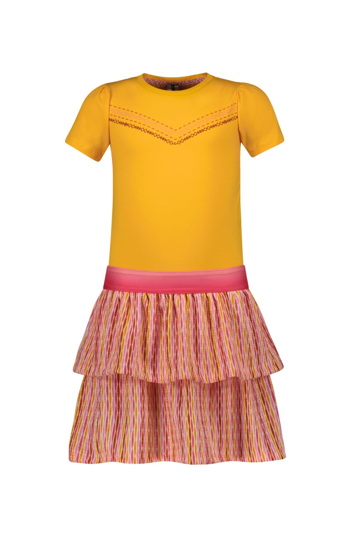B.Nosy zomer jurk meisjes - geel - Donna B.Nosy zomer jurk meisjes - geel - Donna