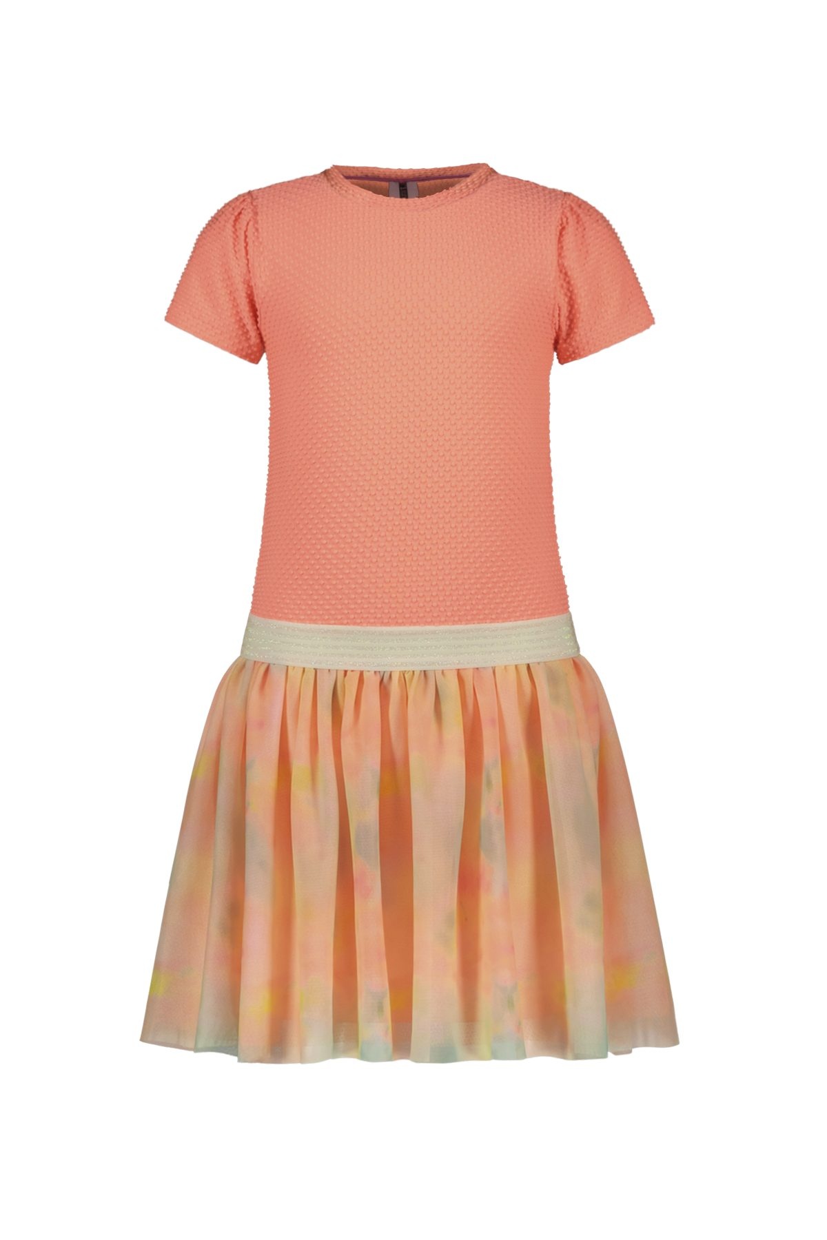 B.Nosy zomer jurk meisjes - zalm roze blush - mesh - Deanna B.Nosy zomer jurk meisjes - zalm roze blush - mesh - Deanna