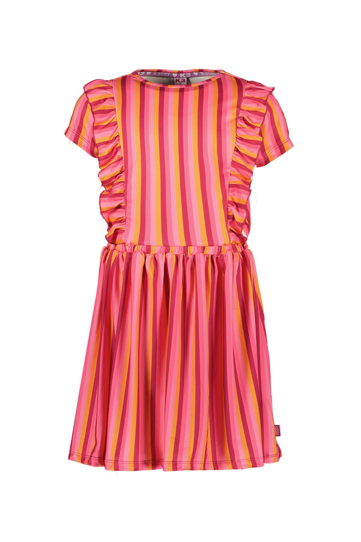 B.Nosy zomer jurk meisjes - K3 - roze gestreept - Dory B.Nosy zomer jurk meisjes - K3 - roze gestreept - Dory