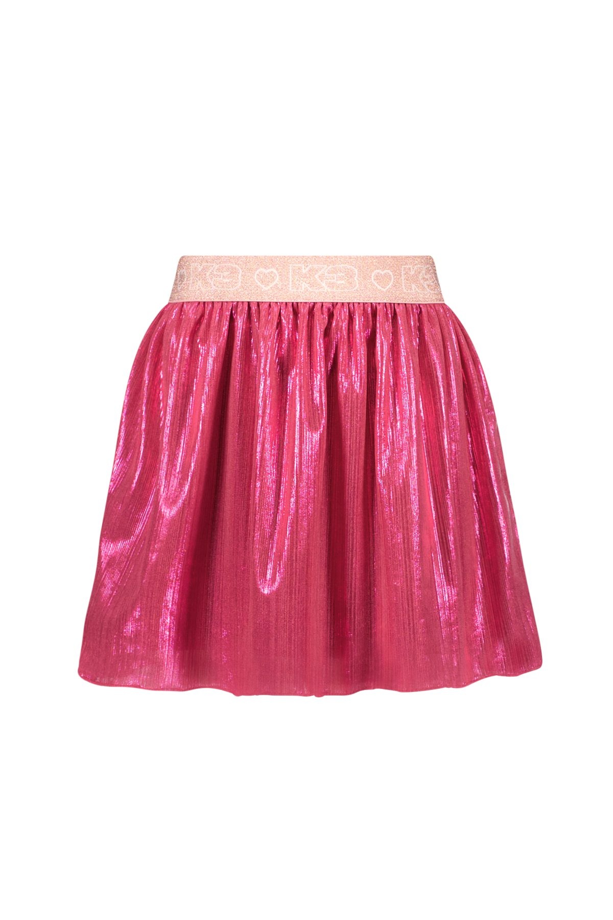 B.Nosy zomer rok meisjes - K3 - sugar plum roze - metallic, plissee - Roza B.Nosy zomer rok meisjes - K3 - sugar plum roze - metallic, plissee - Roza