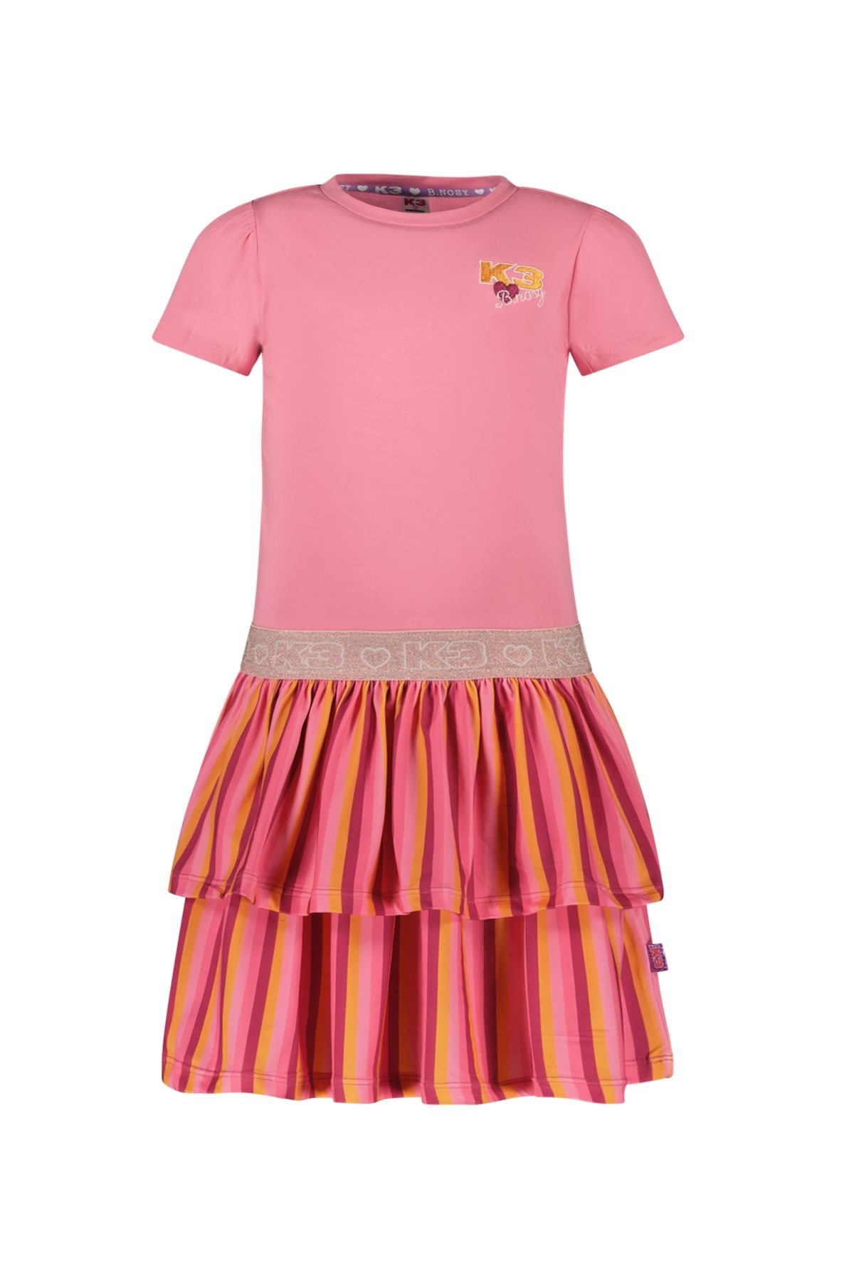 B.Nosy zomer jurk meisjes - K3 - suiker roze - Dora B.Nosy zomer jurk meisjes - K3 - suiker roze - Dora