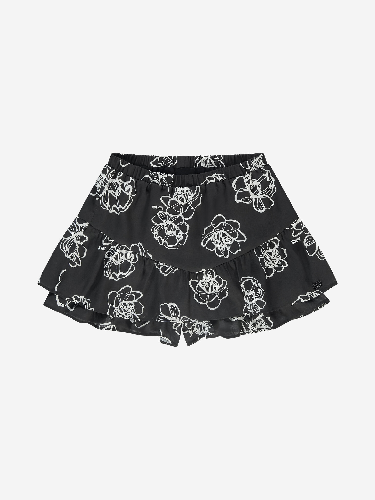Nik&Nik zomer skort meisjes - zwart - Rose Nik&Nik zomer skort meisjes - zwart - Rose