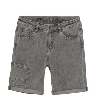Indian Blue Jeans Zomer jeans short jongens - grijs - wide fit