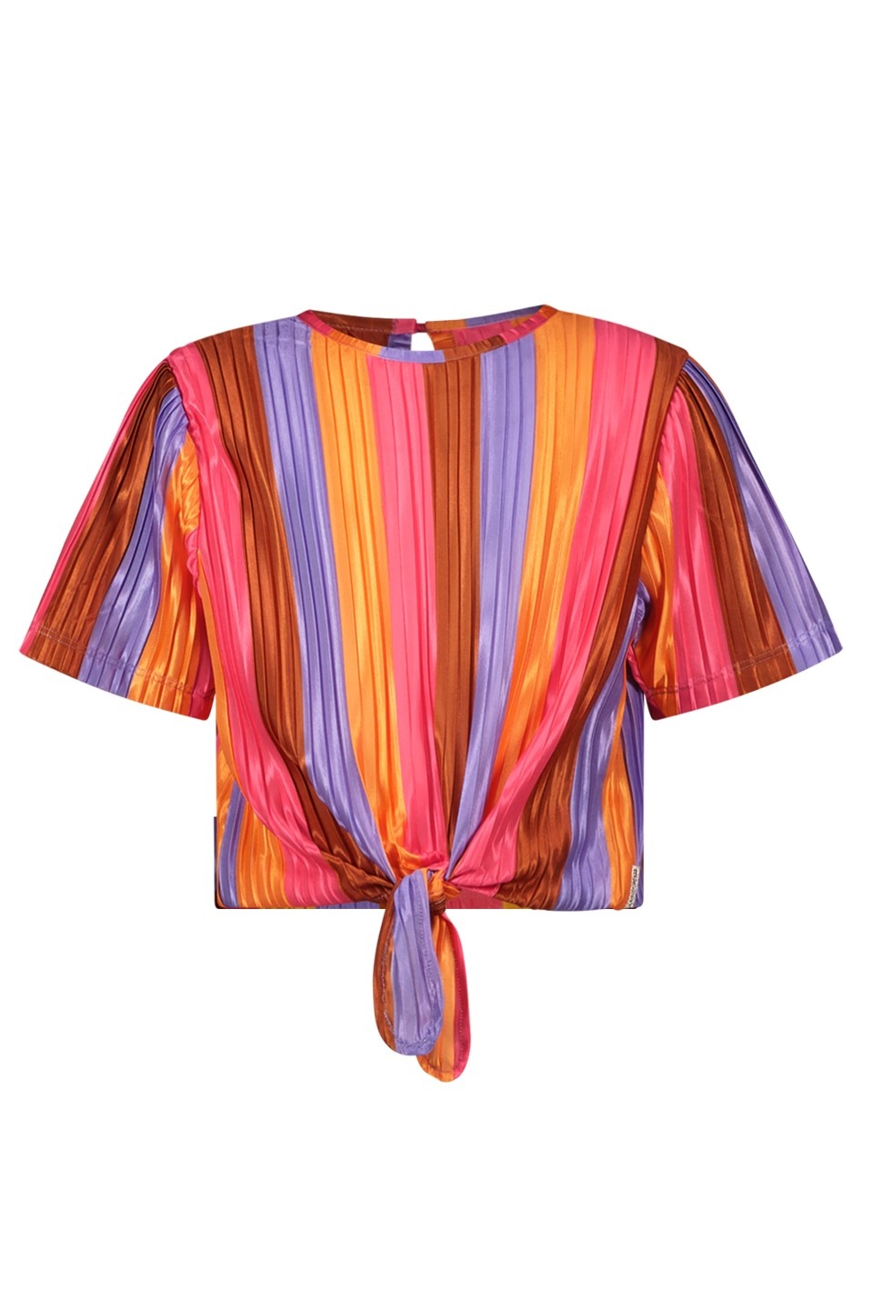 B.Nosy zomer top meisjes - multi streep - knoop - Bonny B.Nosy zomer top meisjes - multi streep - knoop - Bonny