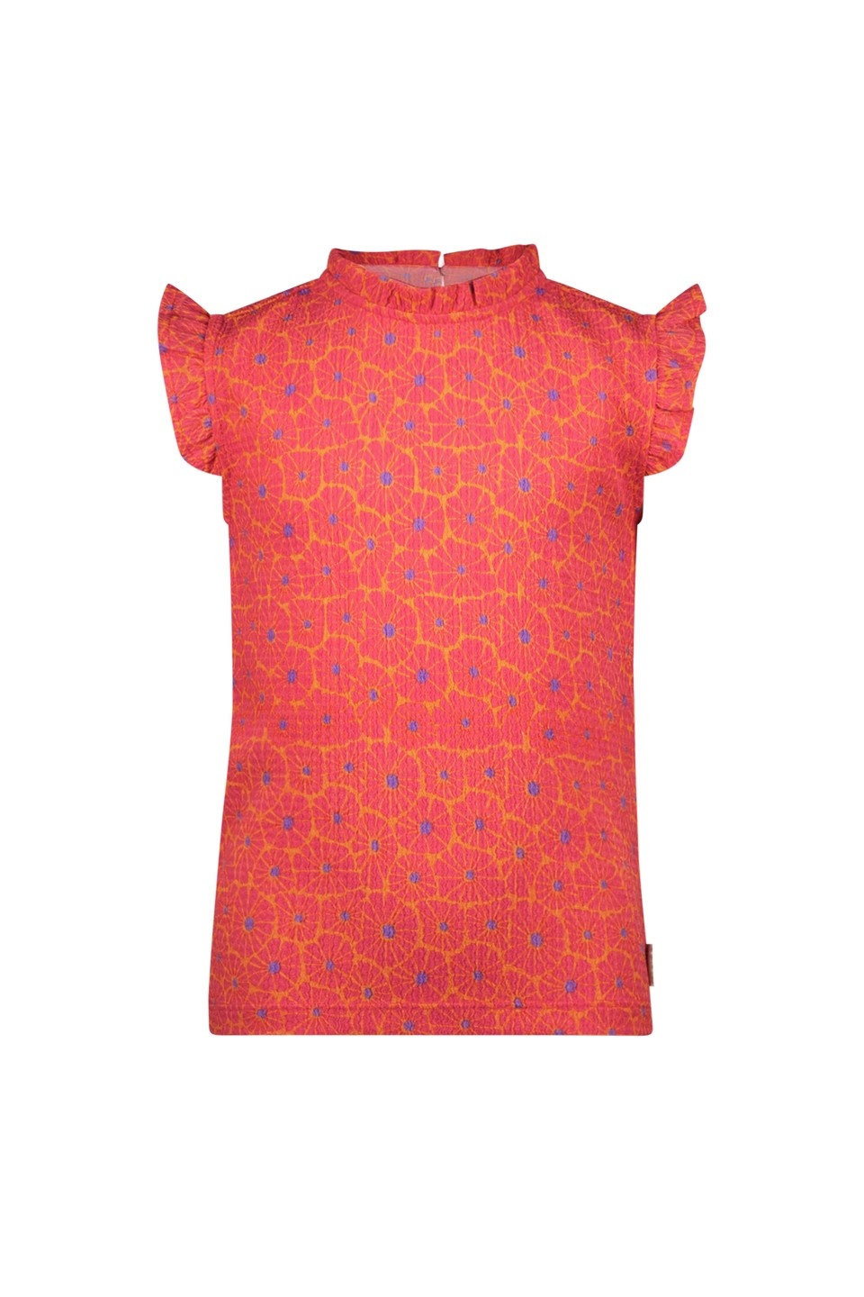 B.Nosy zomer top meisjes - roze AOP - Tamar B.Nosy zomer top meisjes - roze AOP - Tamar